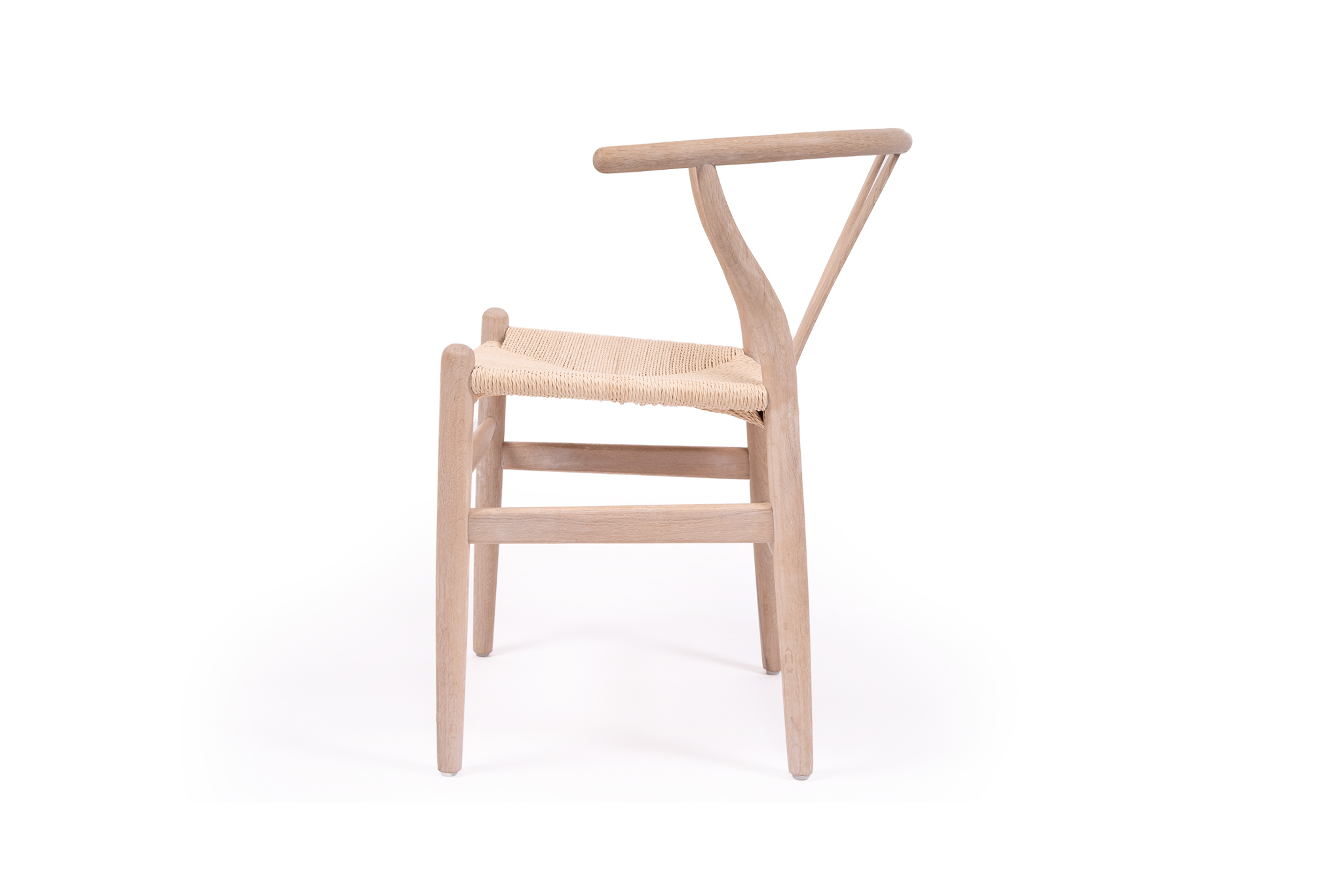 Wishbone Designer Replica Chair - White Coastal Oak - Image 5