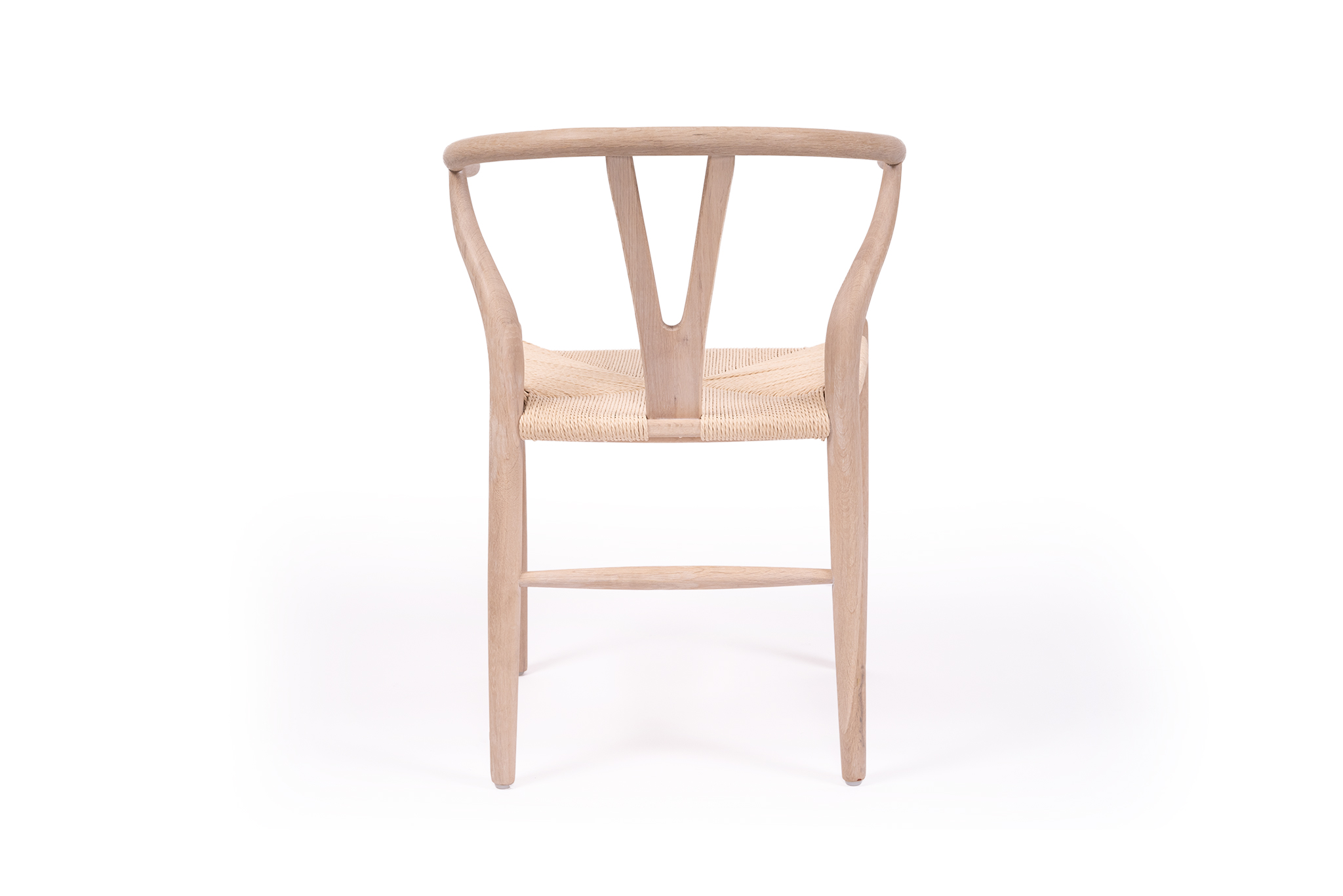 Wishbone Designer Replica Chair - White Coastal Oak - Image 6