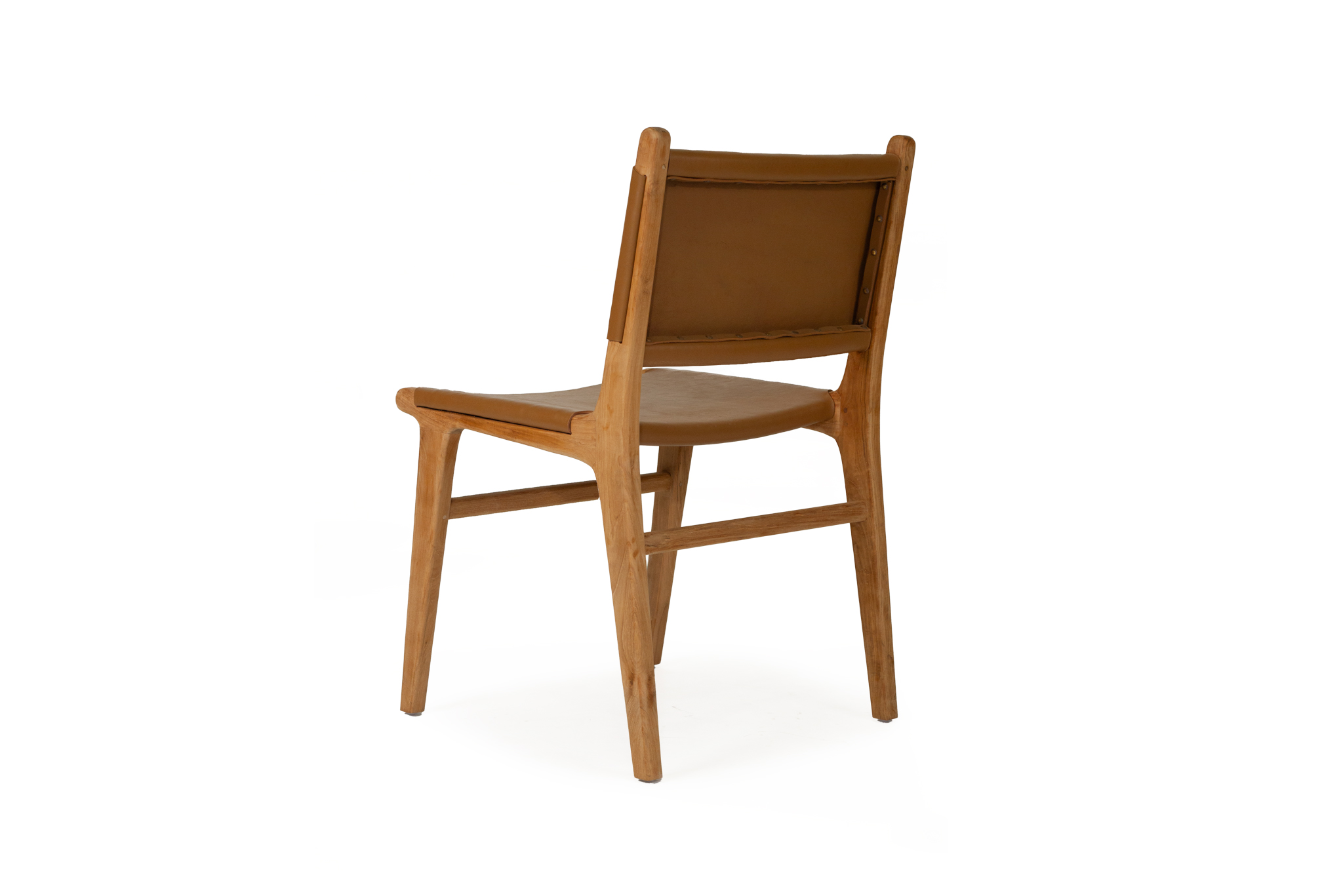 Pasadena Leather Side Chair - Tan - Image 5