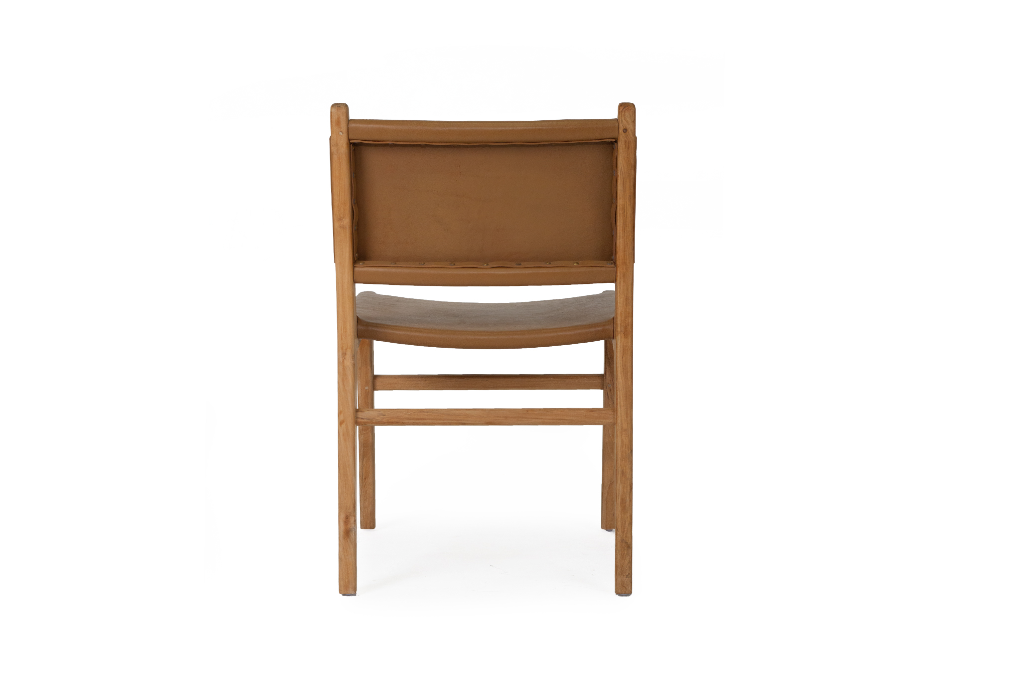 Pasadena Leather Side Chair - Tan - Image 7
