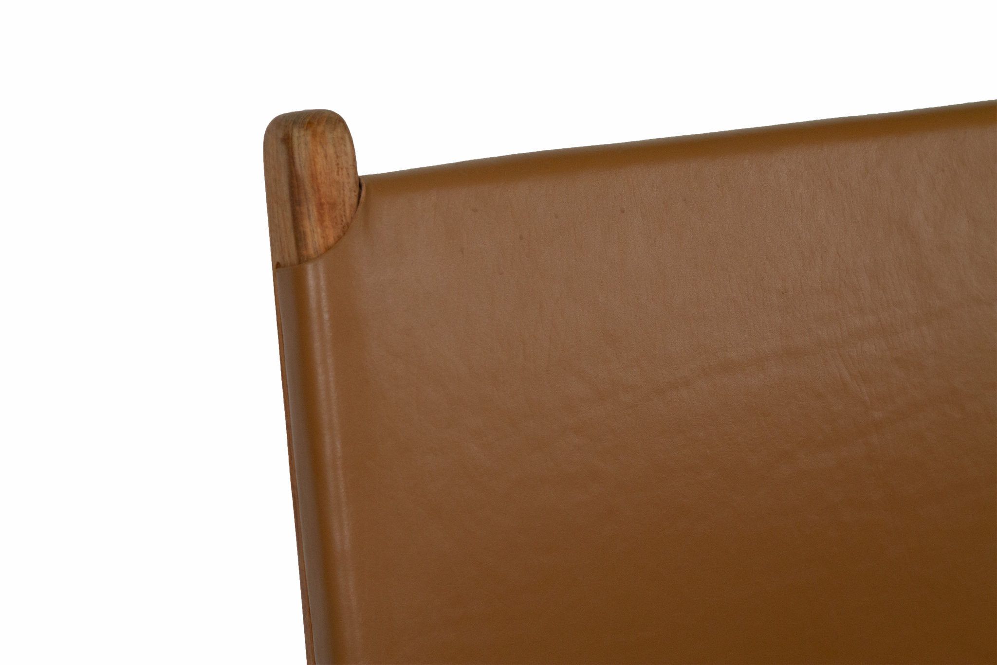 Pasadena Leather Side Chair - Tan - Image 9