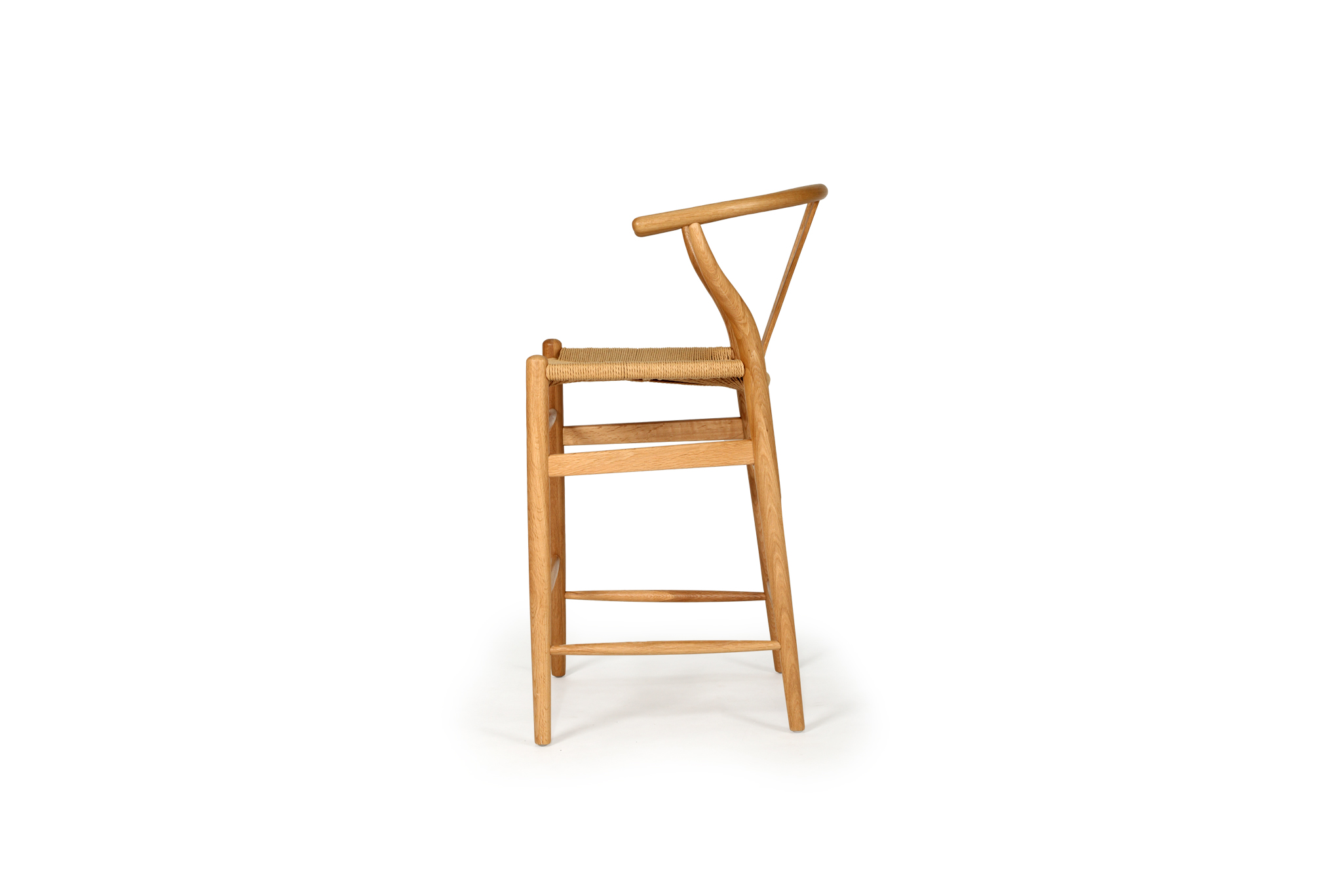 Wishbone Counter Stool - Natural Oak - Image 5