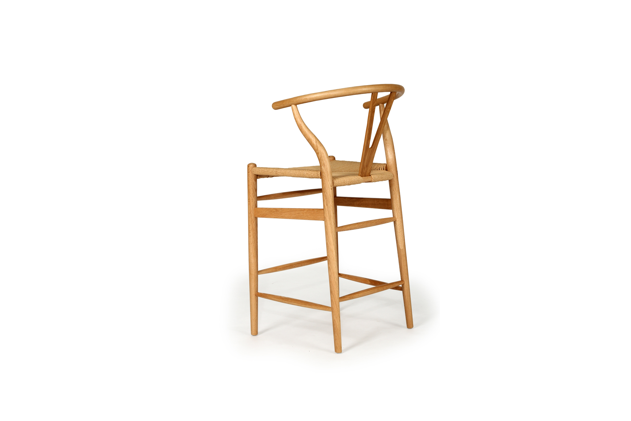 Wishbone Counter Stool - Natural Oak - Image 6