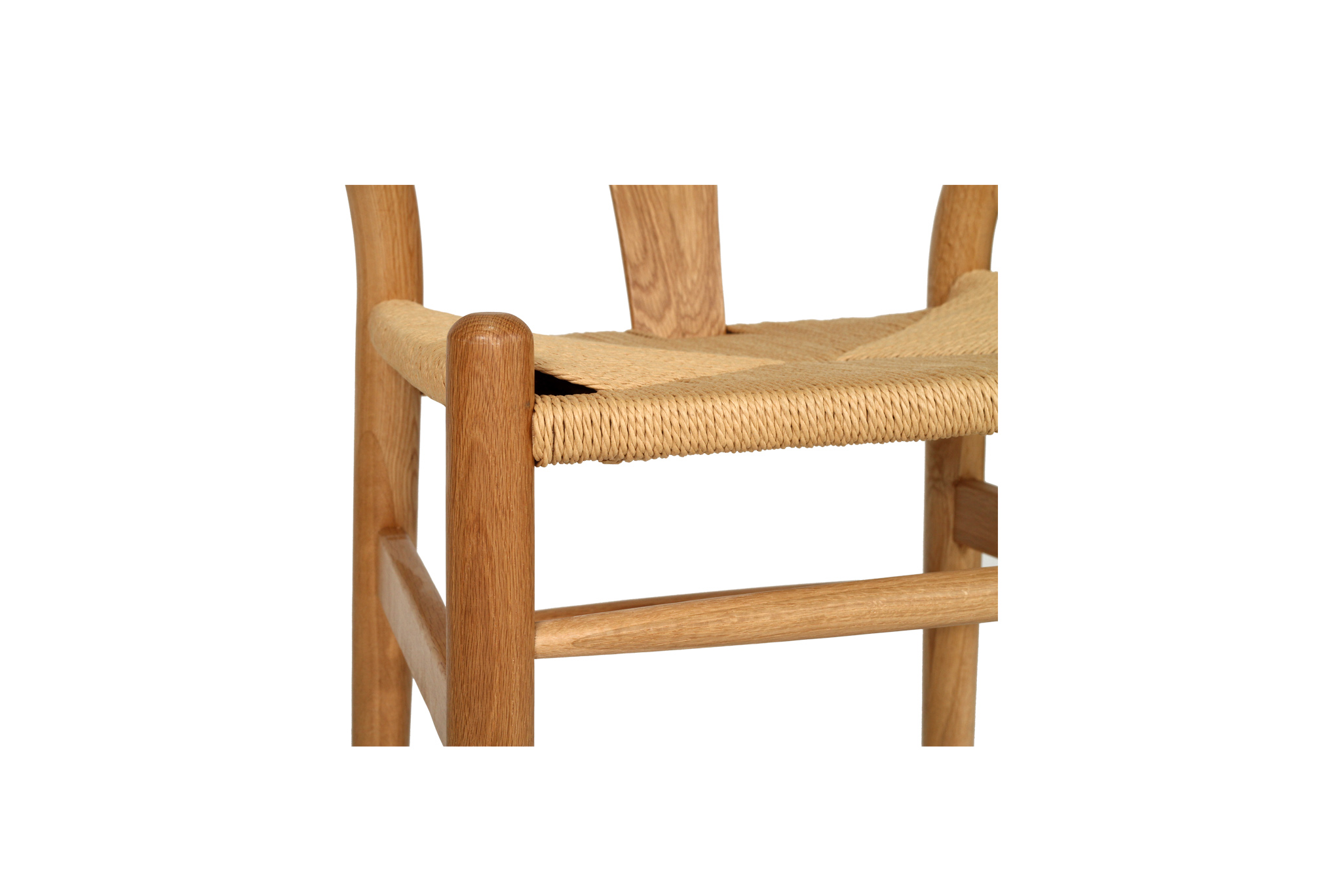 Wishbone Counter Stool - Natural Oak - Image 9