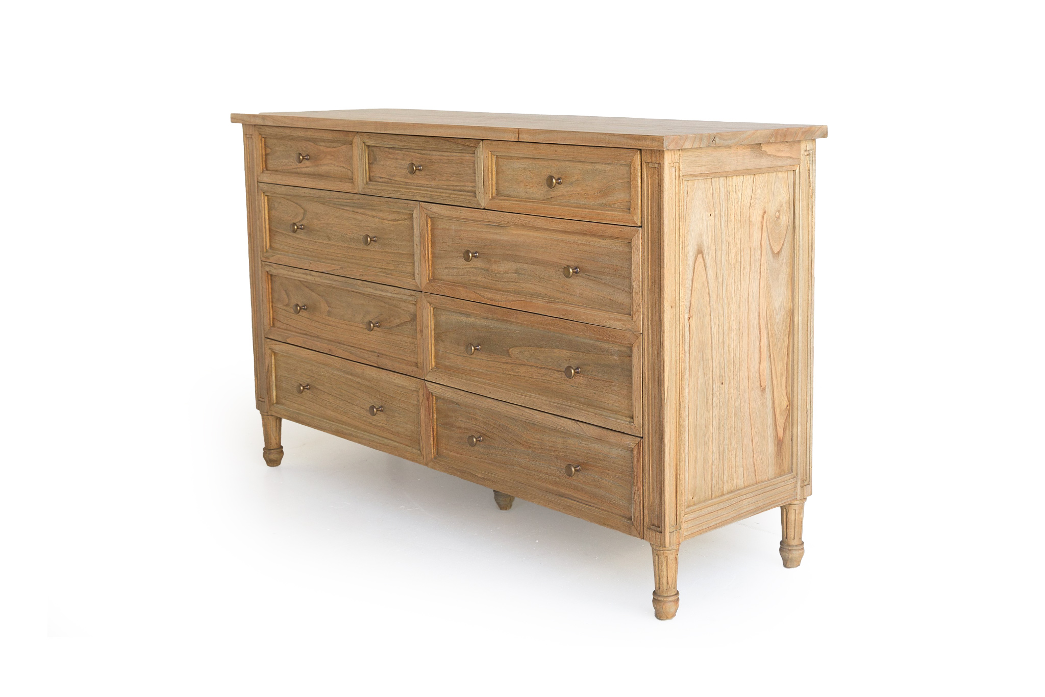 Hamilton Dresser - 9 Drawer - Weathered Oak - Image 2