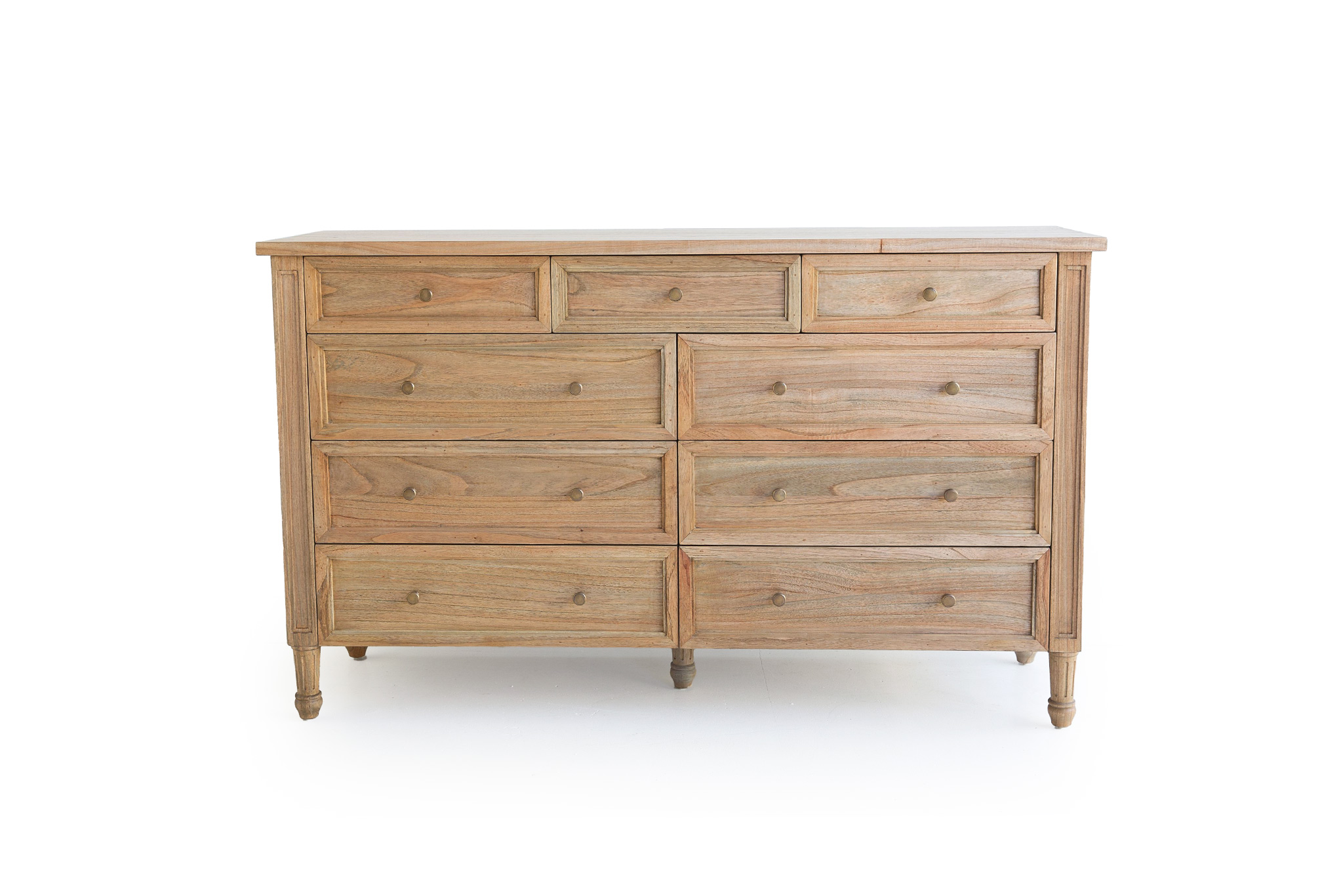 Hamilton Dresser - 9 Drawer - Weathered Oak
