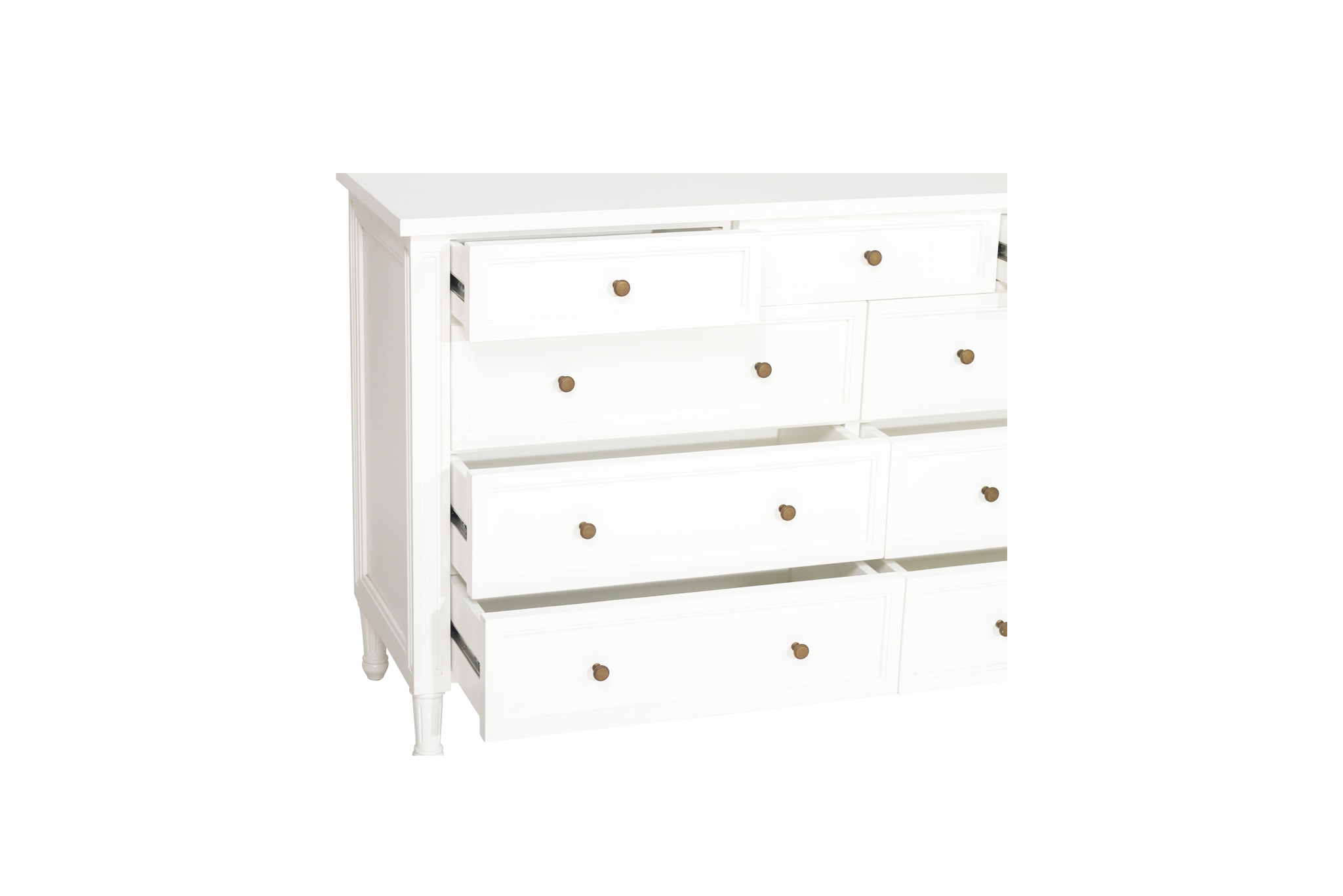 Hamilton Dresser - 9 Drawer - White - Image 11