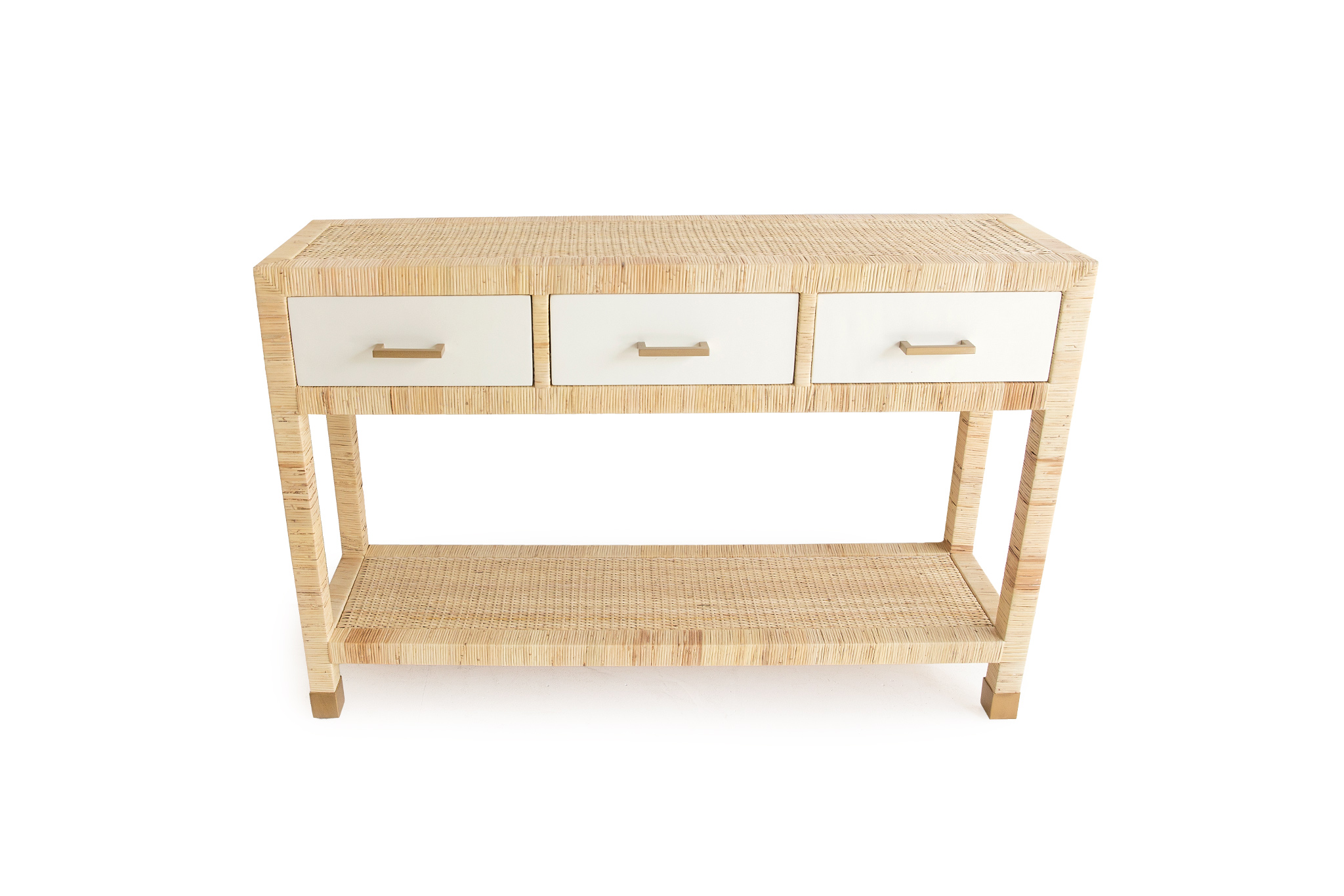 Palms Three Drawer Console Table - Image 3