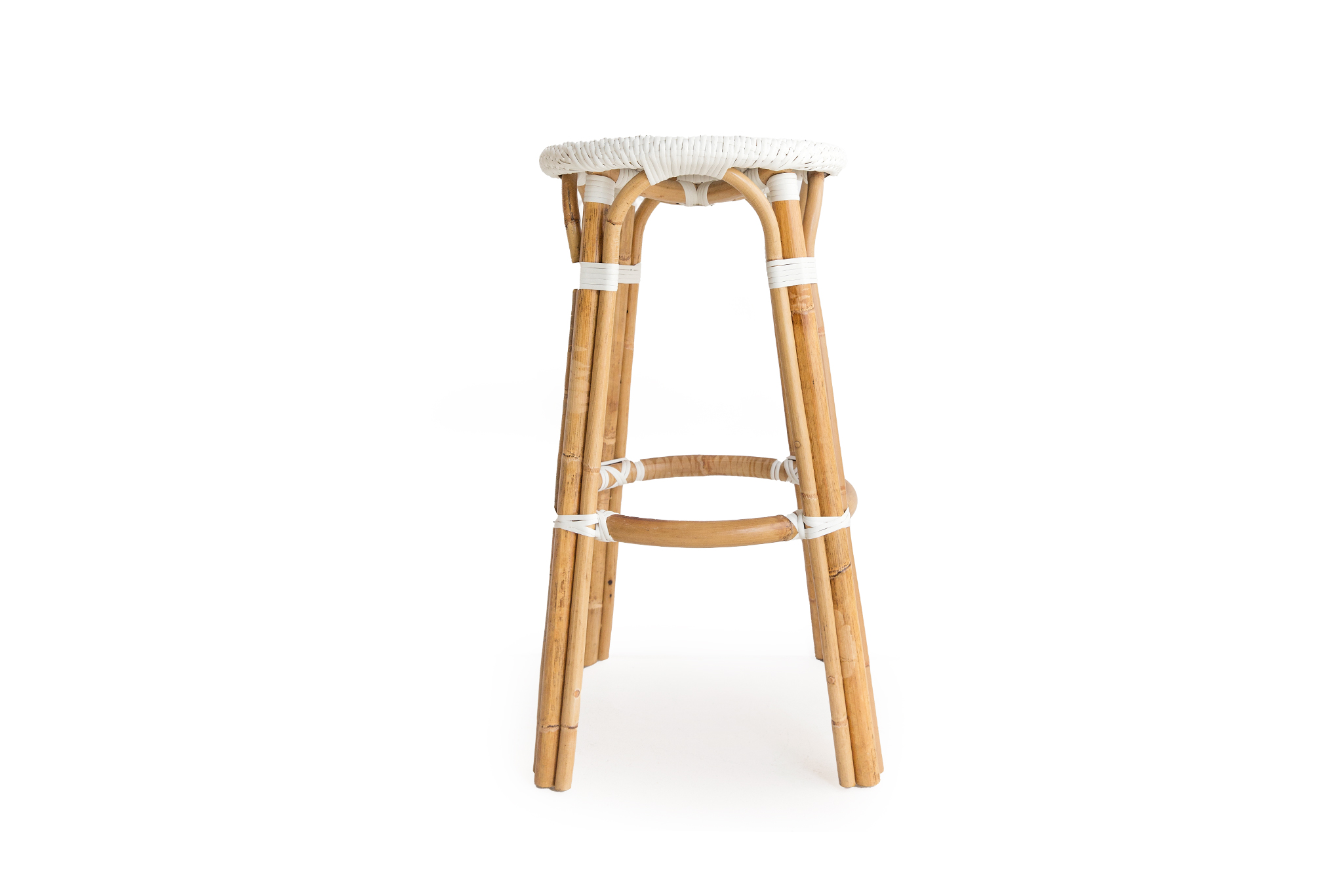 Sorrento Backless Bar Stool - White