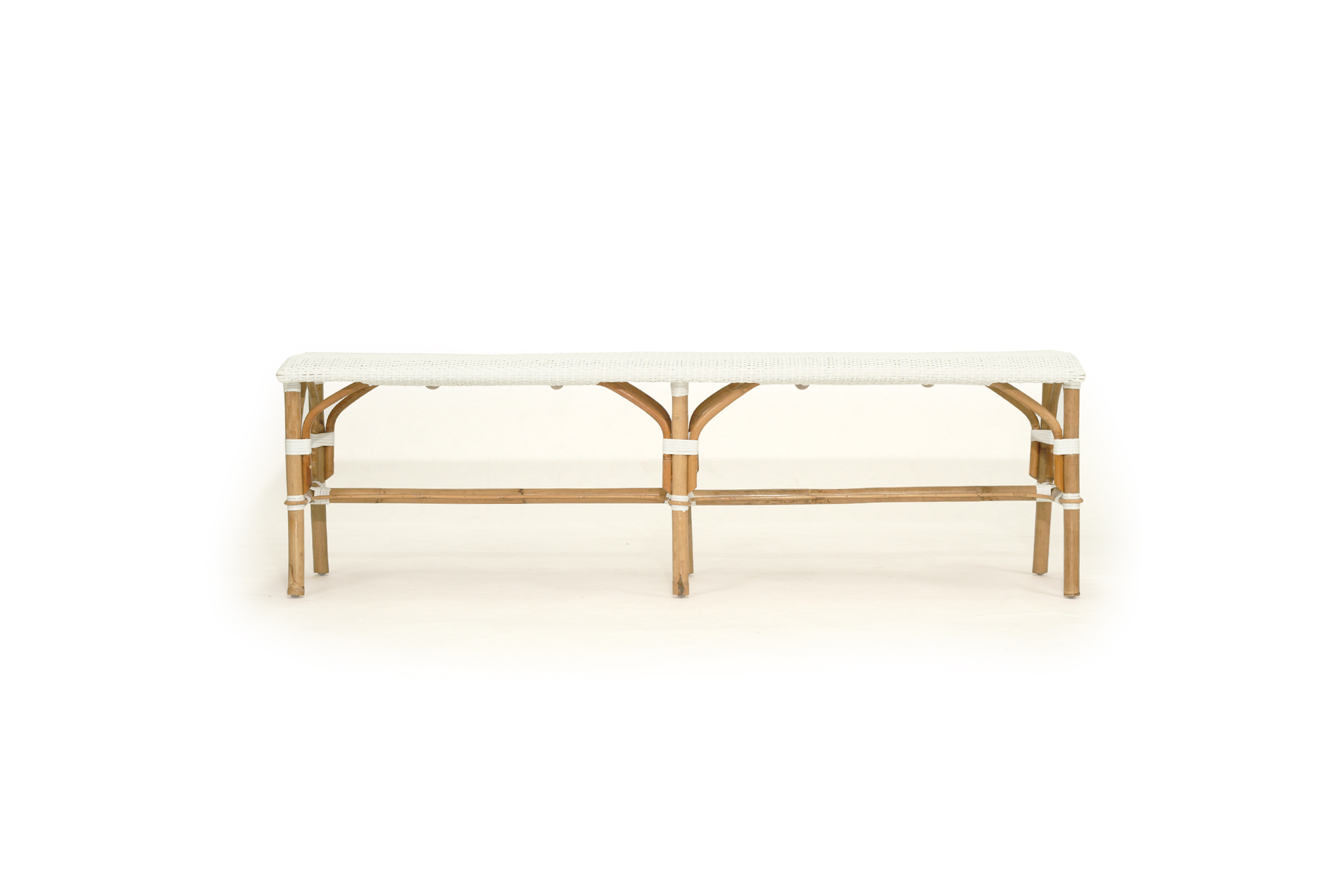 Sorrento Backless Bench - White