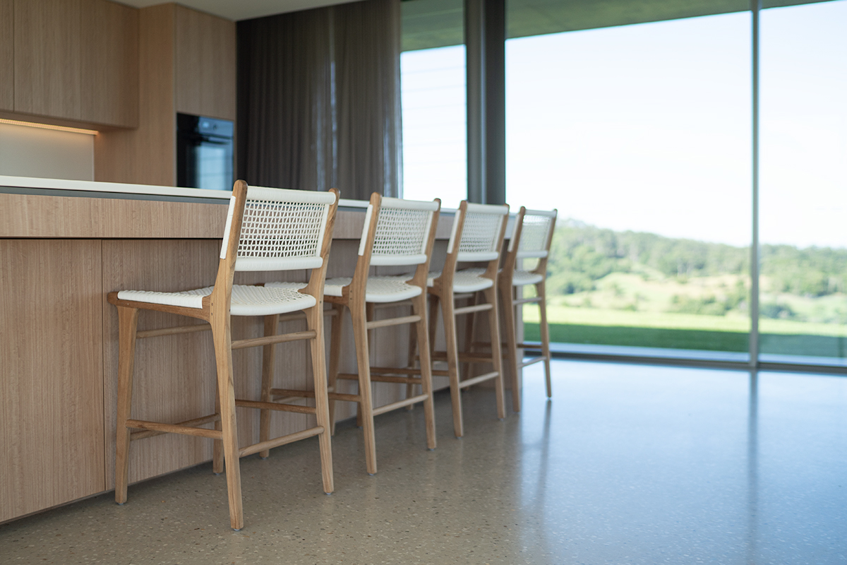 Zen Counter Stool - White - Image 2
