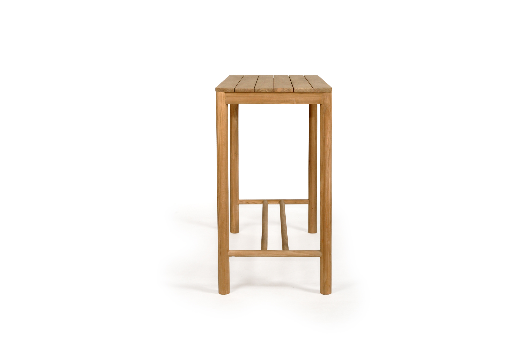 Outdoor Megan Bar Table - (Slatted Top) - Image 3