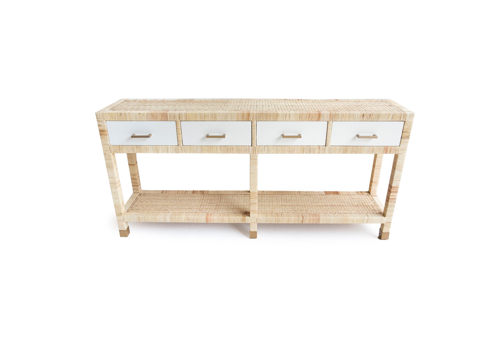 Palms Four Drawer Console Table - Image 3