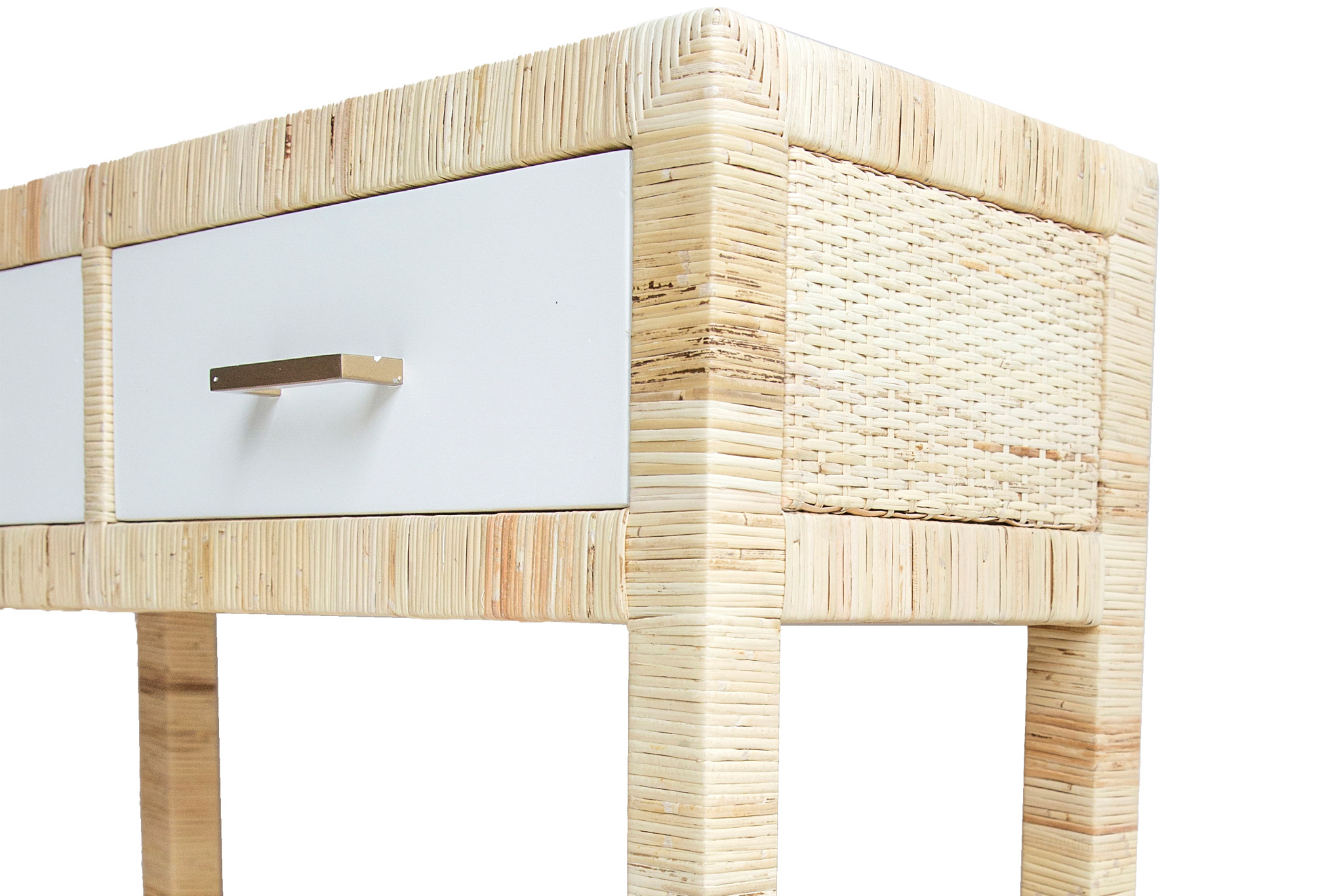 Palms Three Drawer Console Table - Image 6