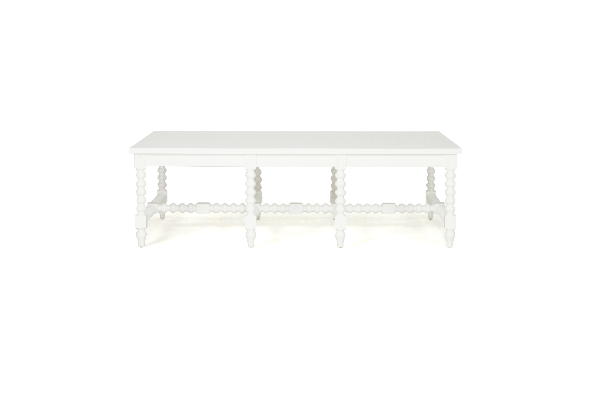 Stradbroke Bobbin Coffee Table - White