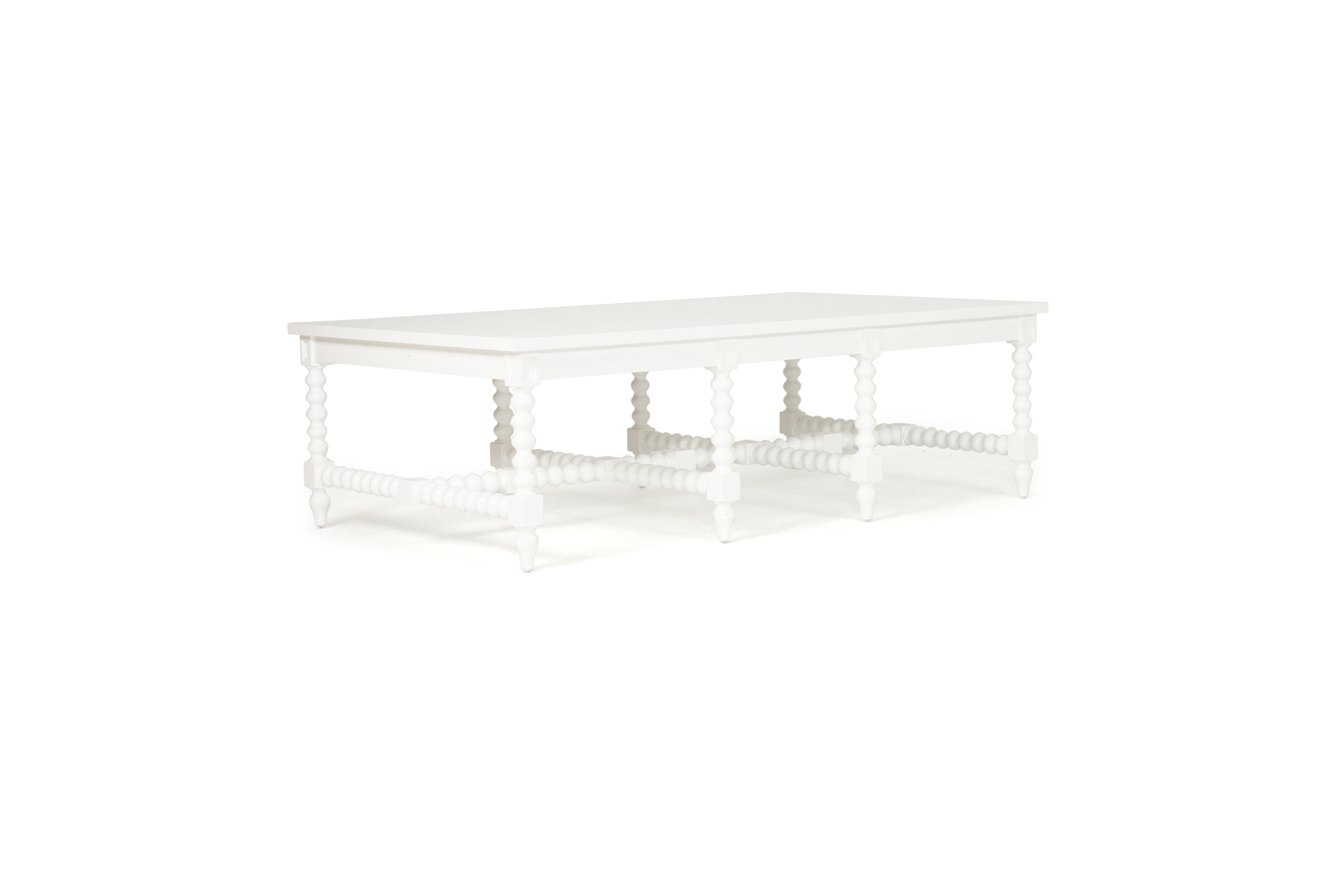 Stradbroke Bobbin Coffee Table - White - Image 5