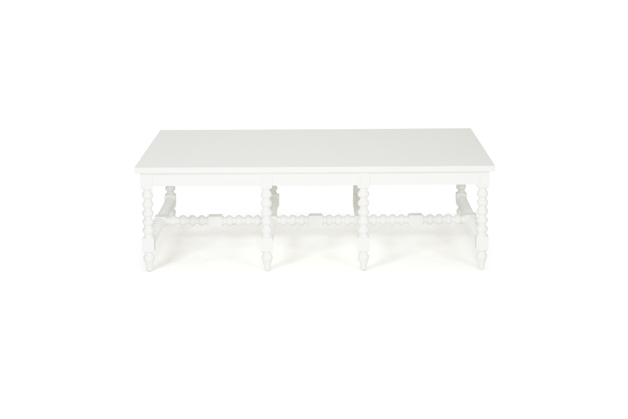 Stradbroke Bobbin Coffee Table - White - Image 6