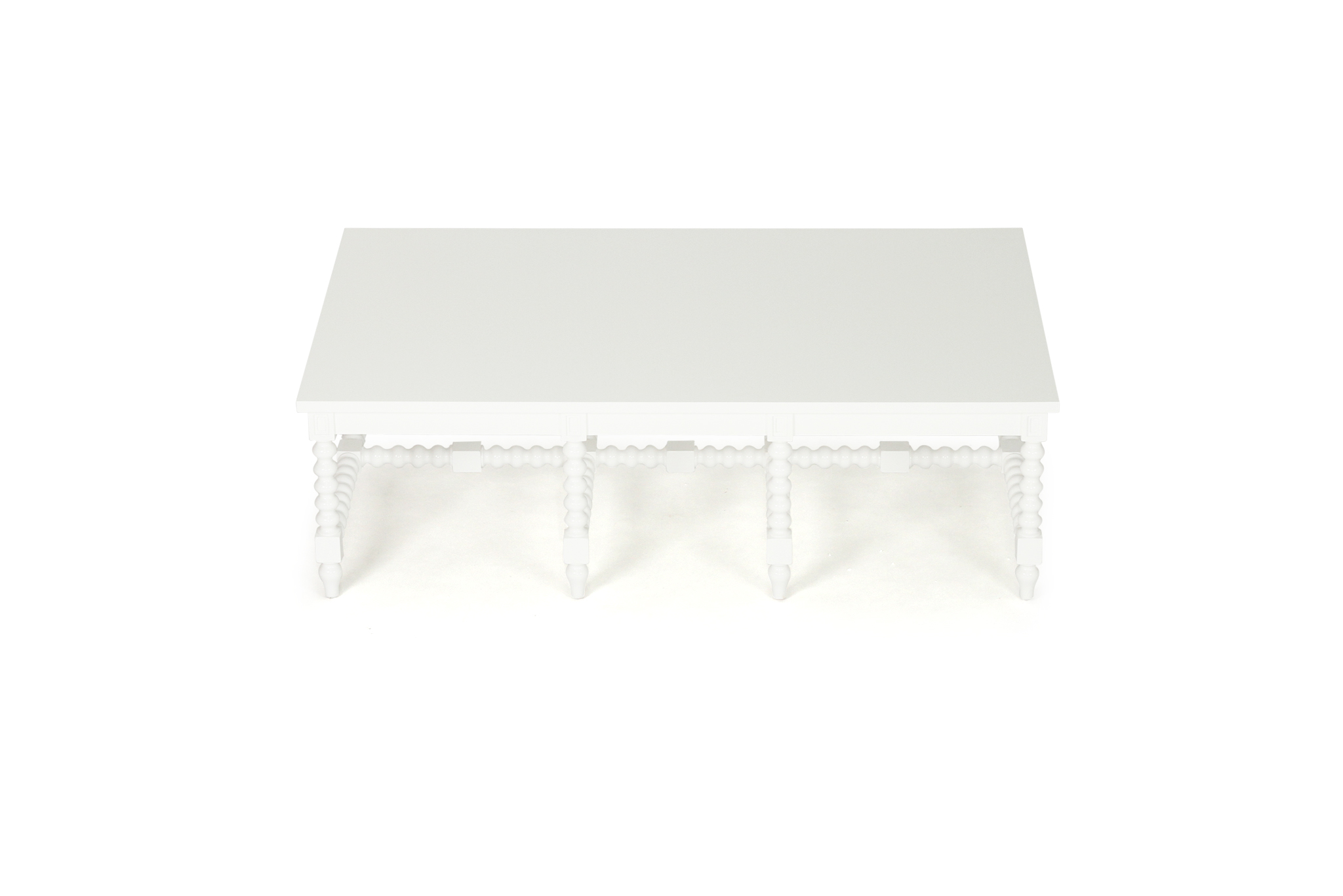 Stradbroke Bobbin Coffee Table - White - Image 7