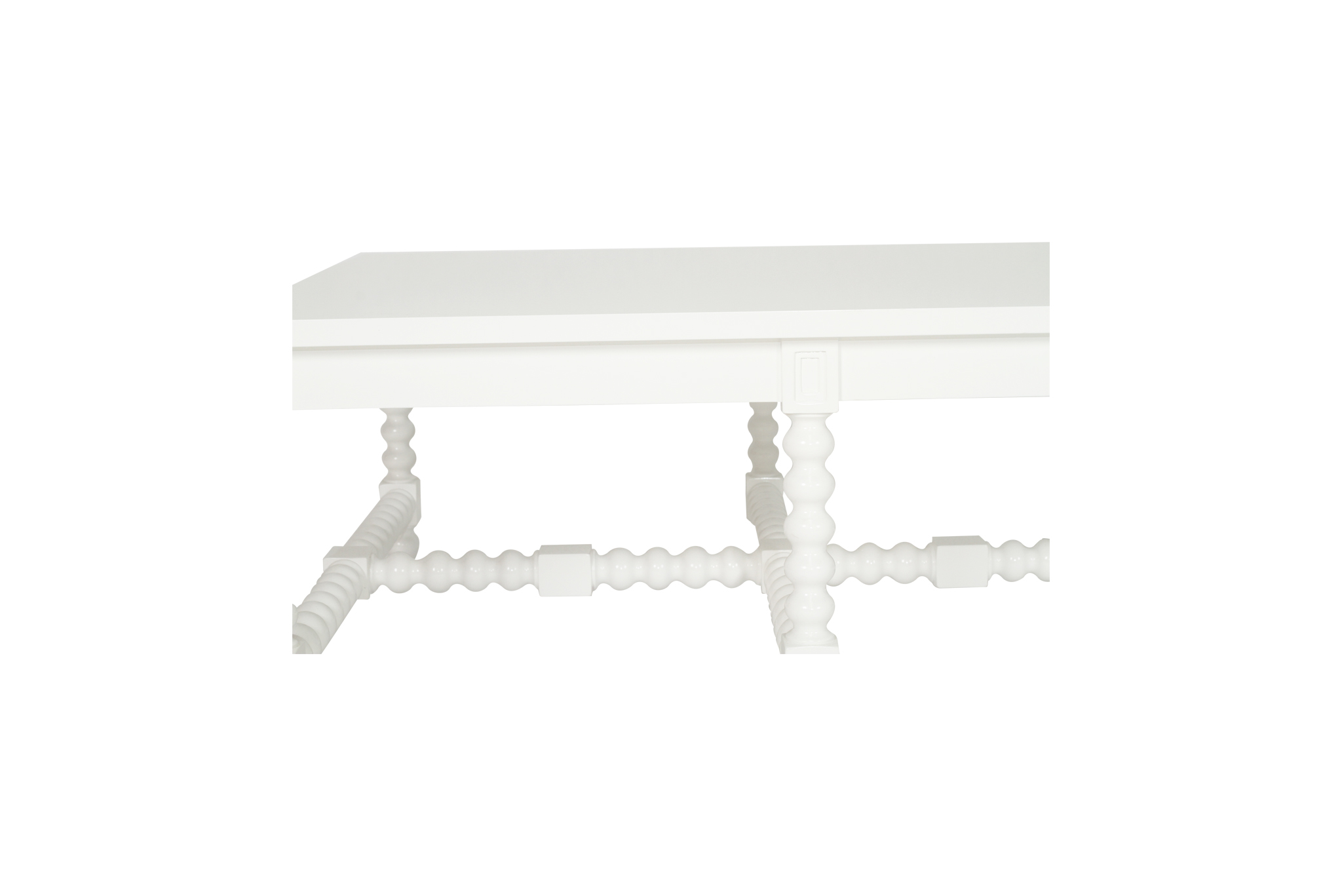 Stradbroke Bobbin Coffee Table - White - Image 9