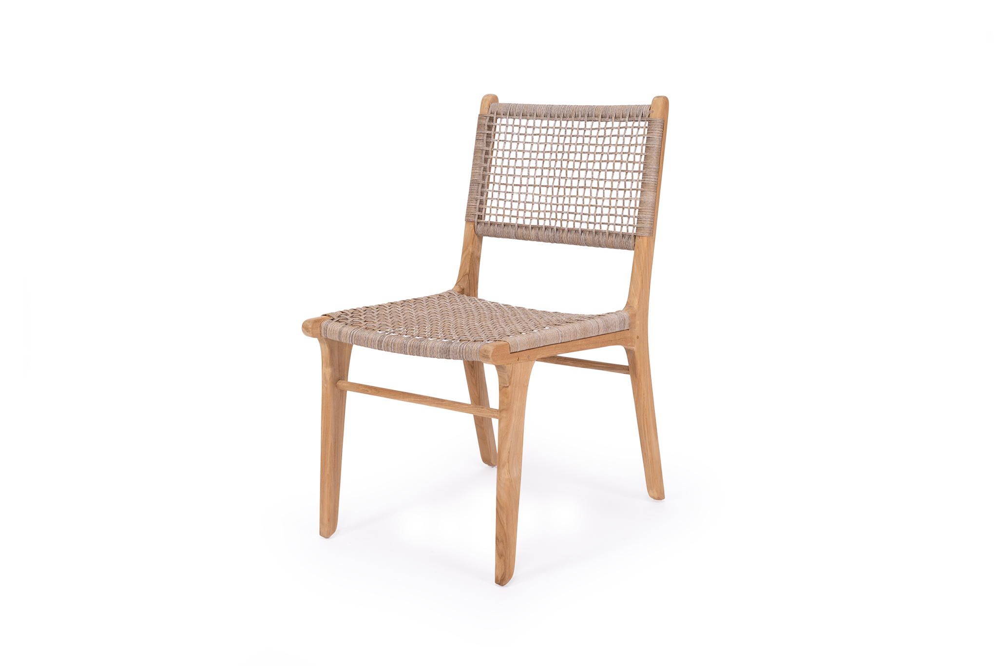 Zen Dining Chair - Washed Grey - Image 3