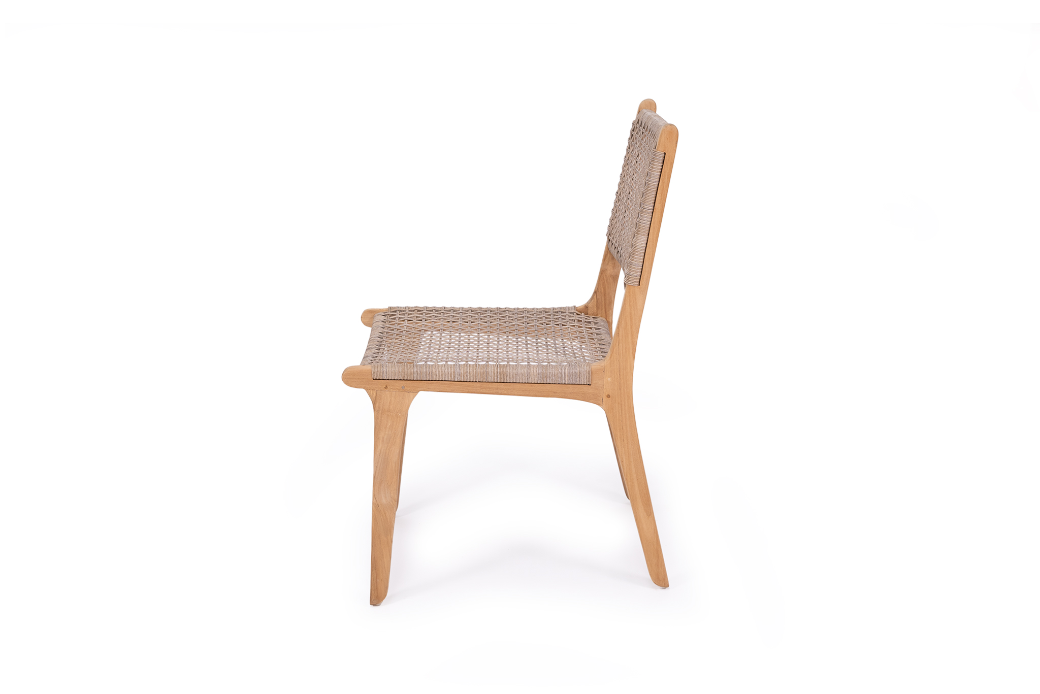 Zen Dining Chair - Washed Grey - Image 5