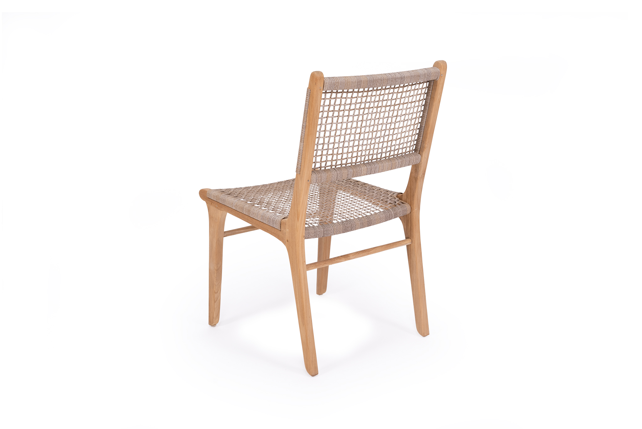 Zen Dining Chair - Washed Grey - Image 6