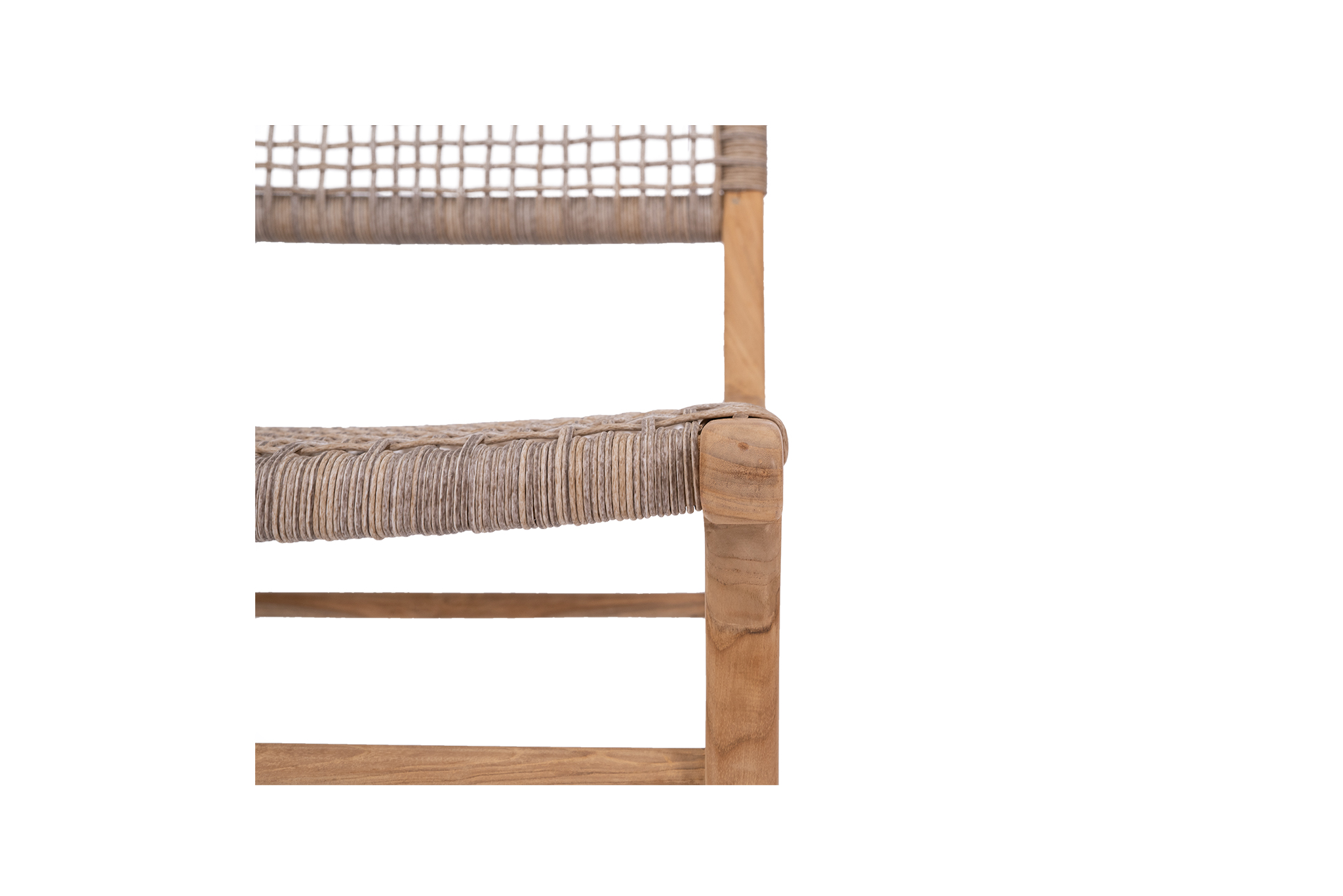 Zen Dining Chair - Washed Grey - Image 9