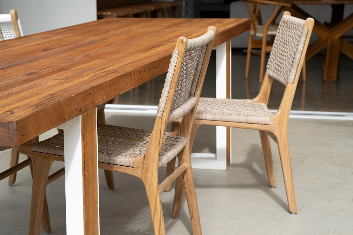 Zen Dining Chair - Washed Grey - Image 15
