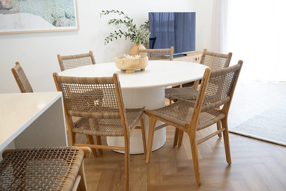 Zen Dining Chair - Washed Grey - Image 14