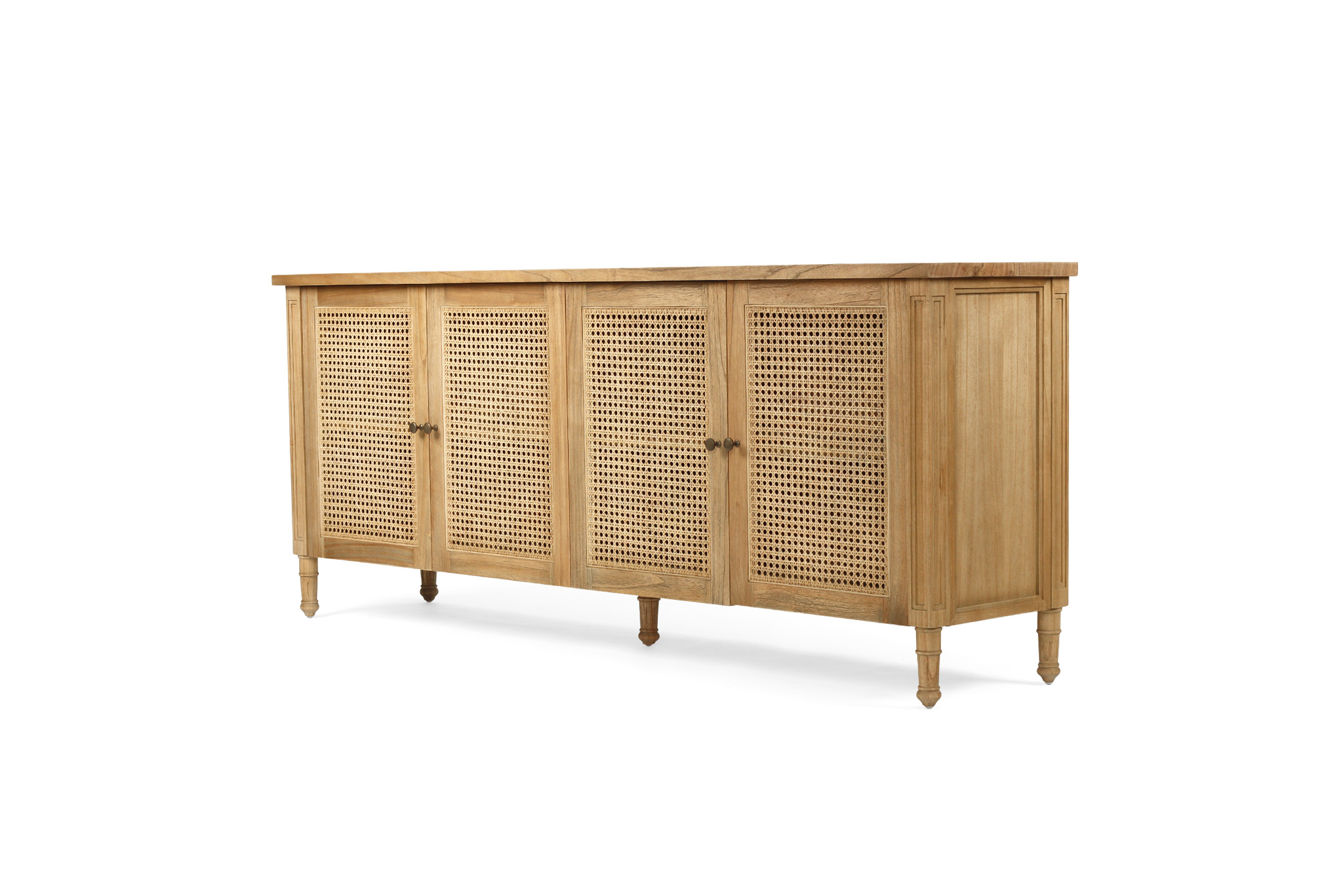 Hamilton Four Door Sideboard - Weathered Oak - Image 4