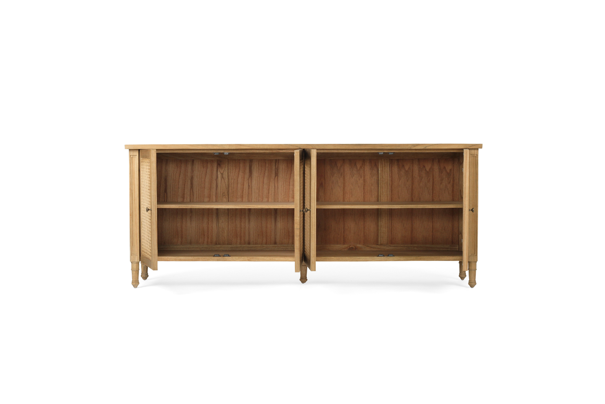 Hamilton Four Door Sideboard - Weathered Oak - Image 9