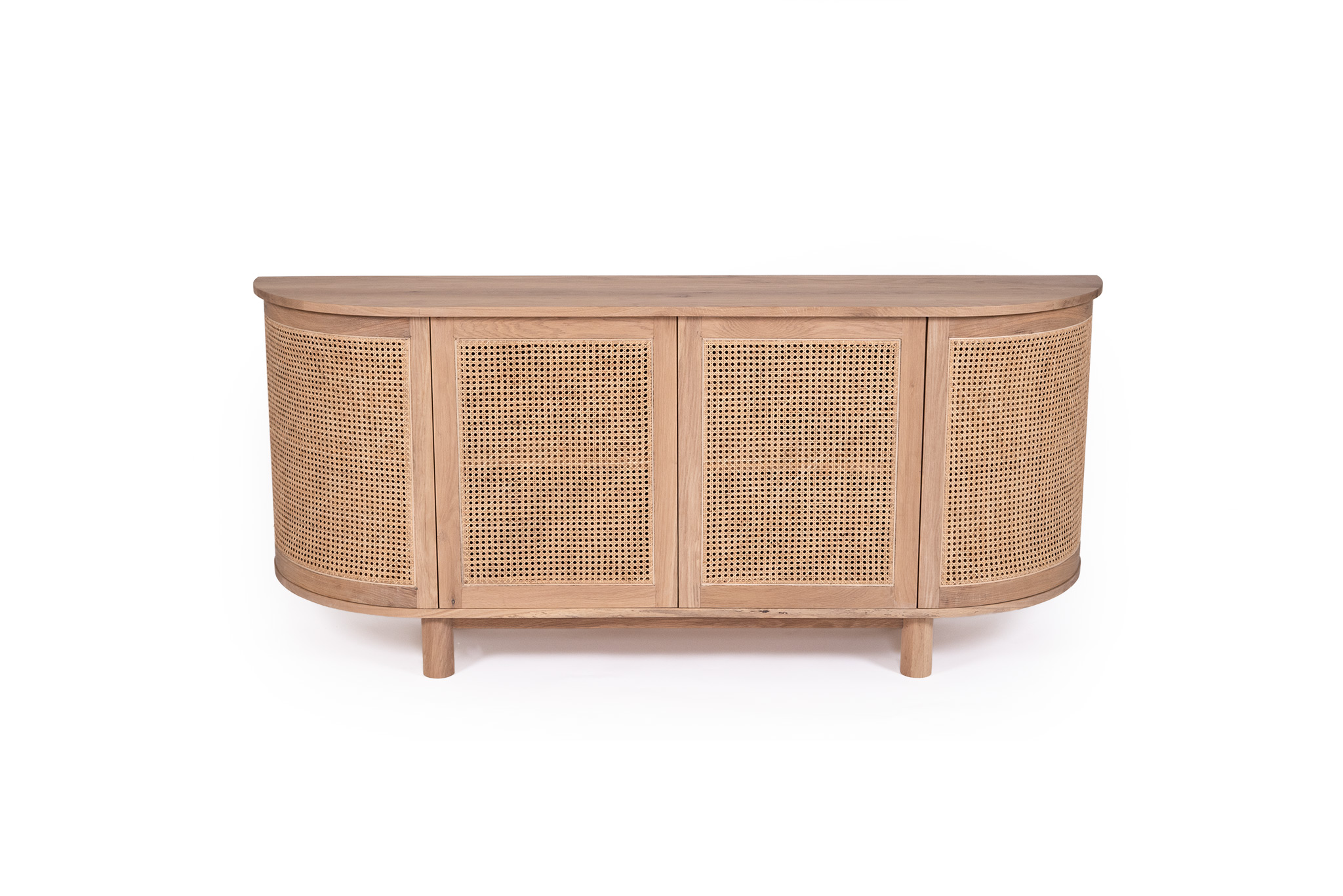 Iluka Four Door Sideboard - Rounded End - Image 3