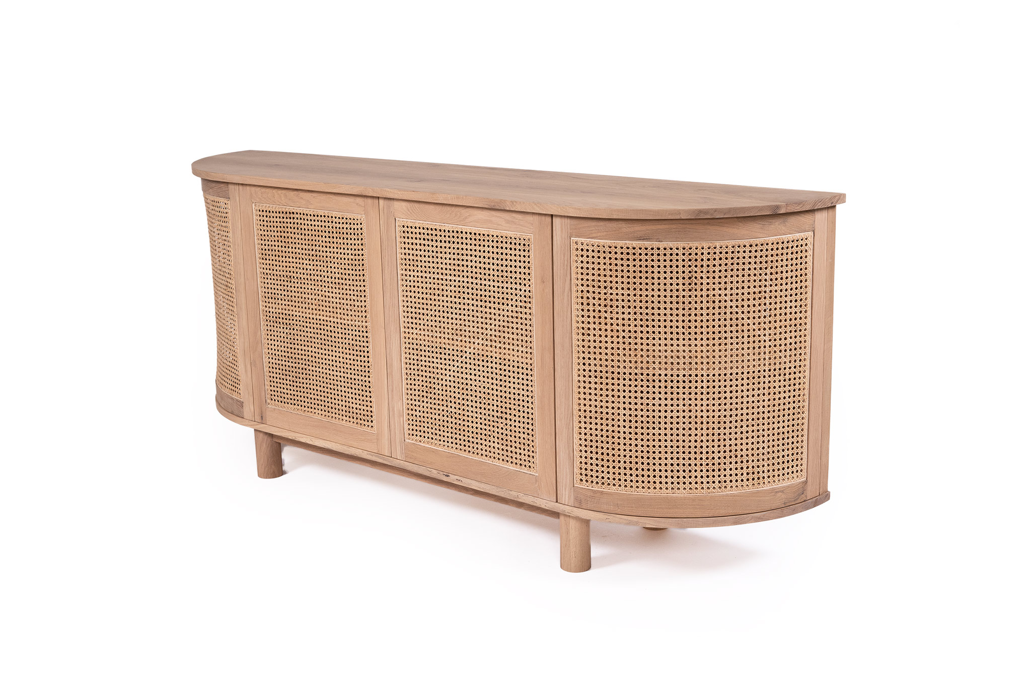 Iluka Four Door Sideboard - Rounded End - Image 4