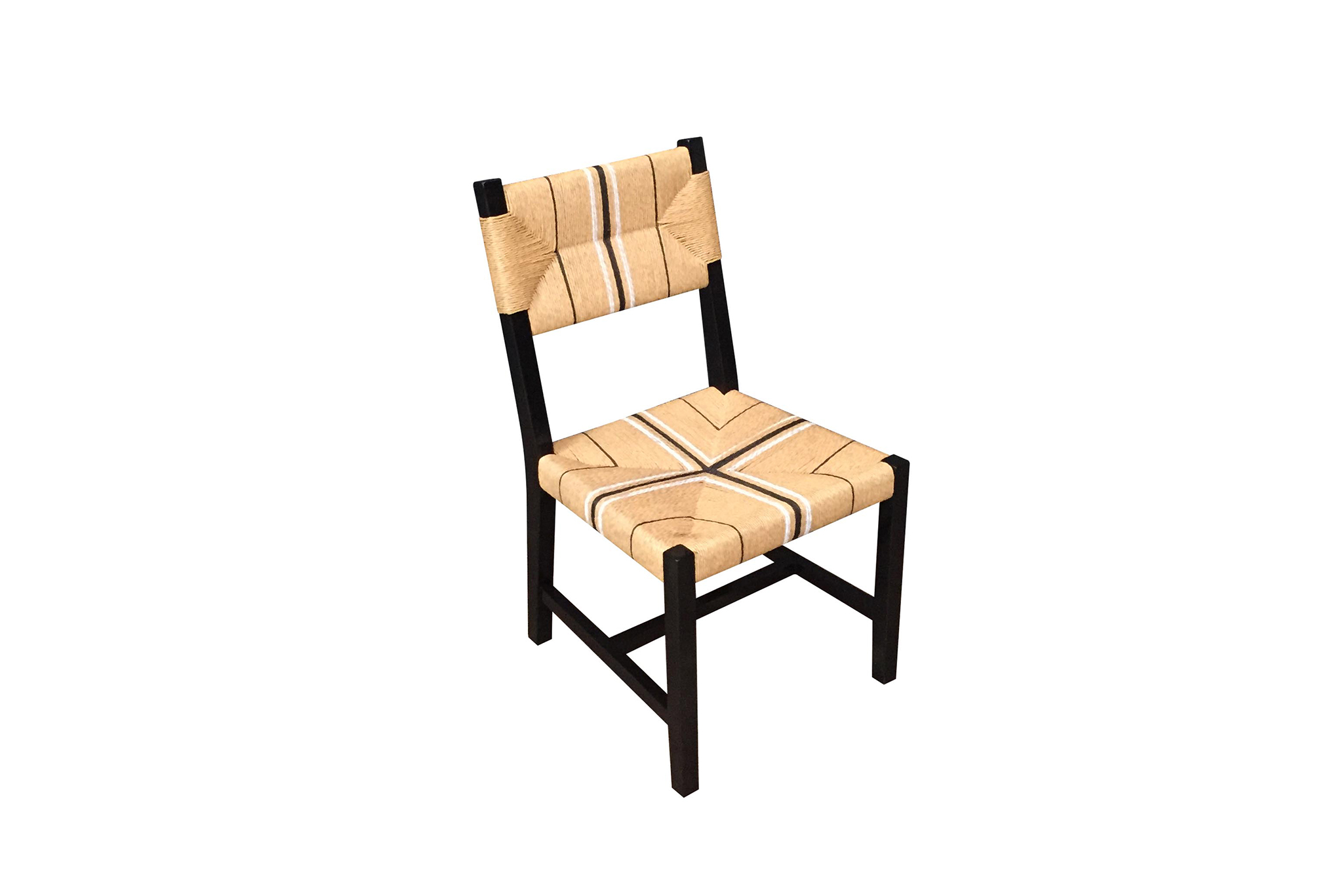 Sabai Woven Dining Chair - Black - Image 2