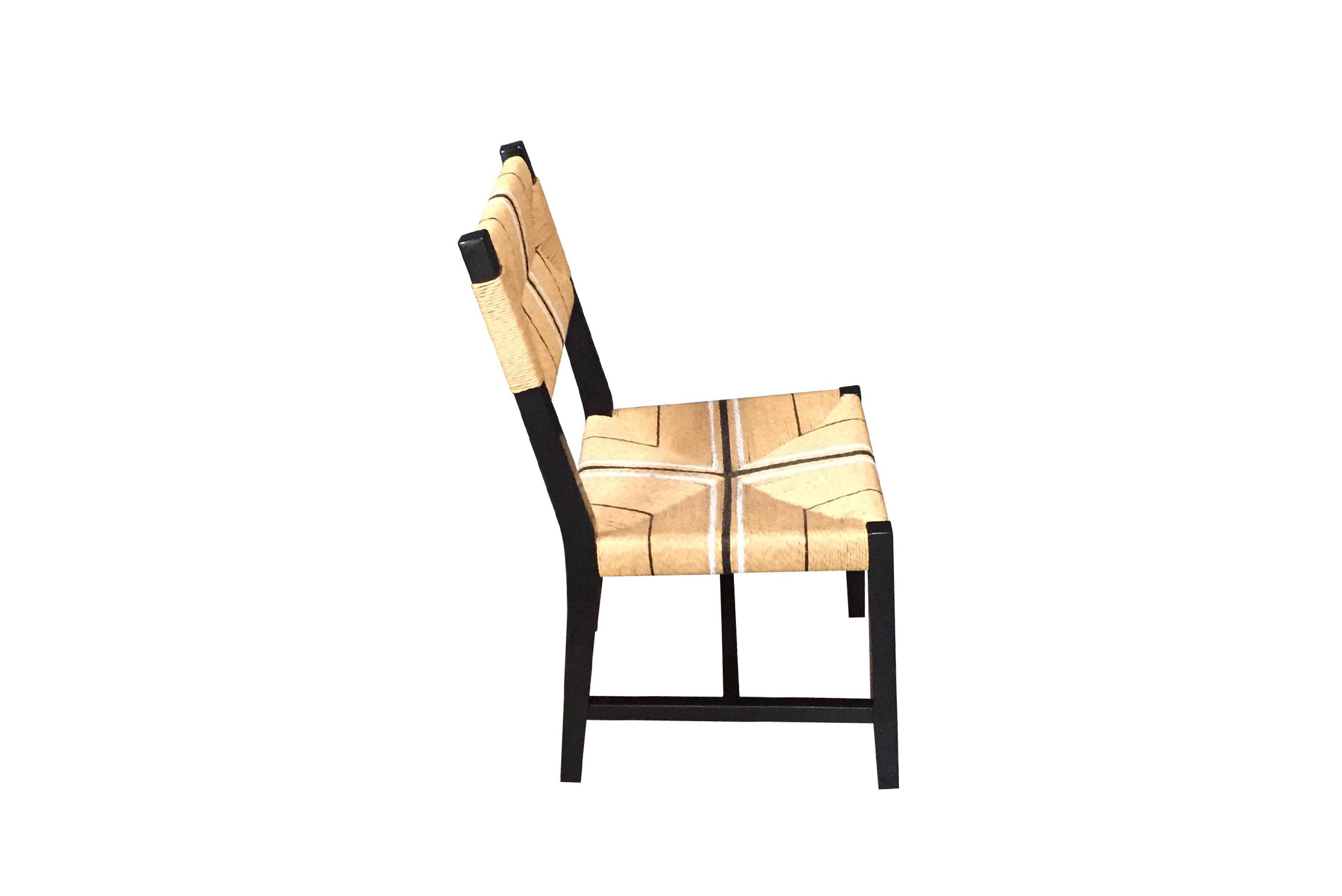 Sabai Woven Dining Chair - Black - Image 3