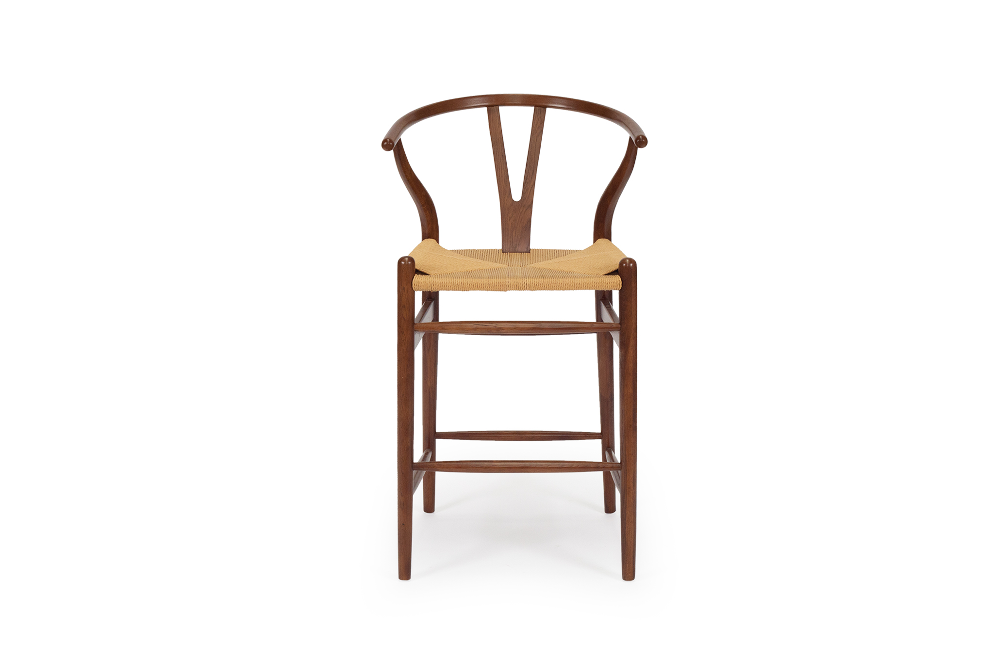 Wishbone Counter Stool - Walnut - Image 3