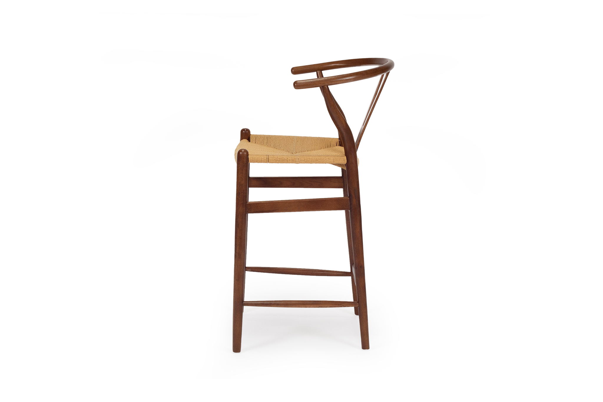 Wishbone Counter Stool - Walnut - Image 4