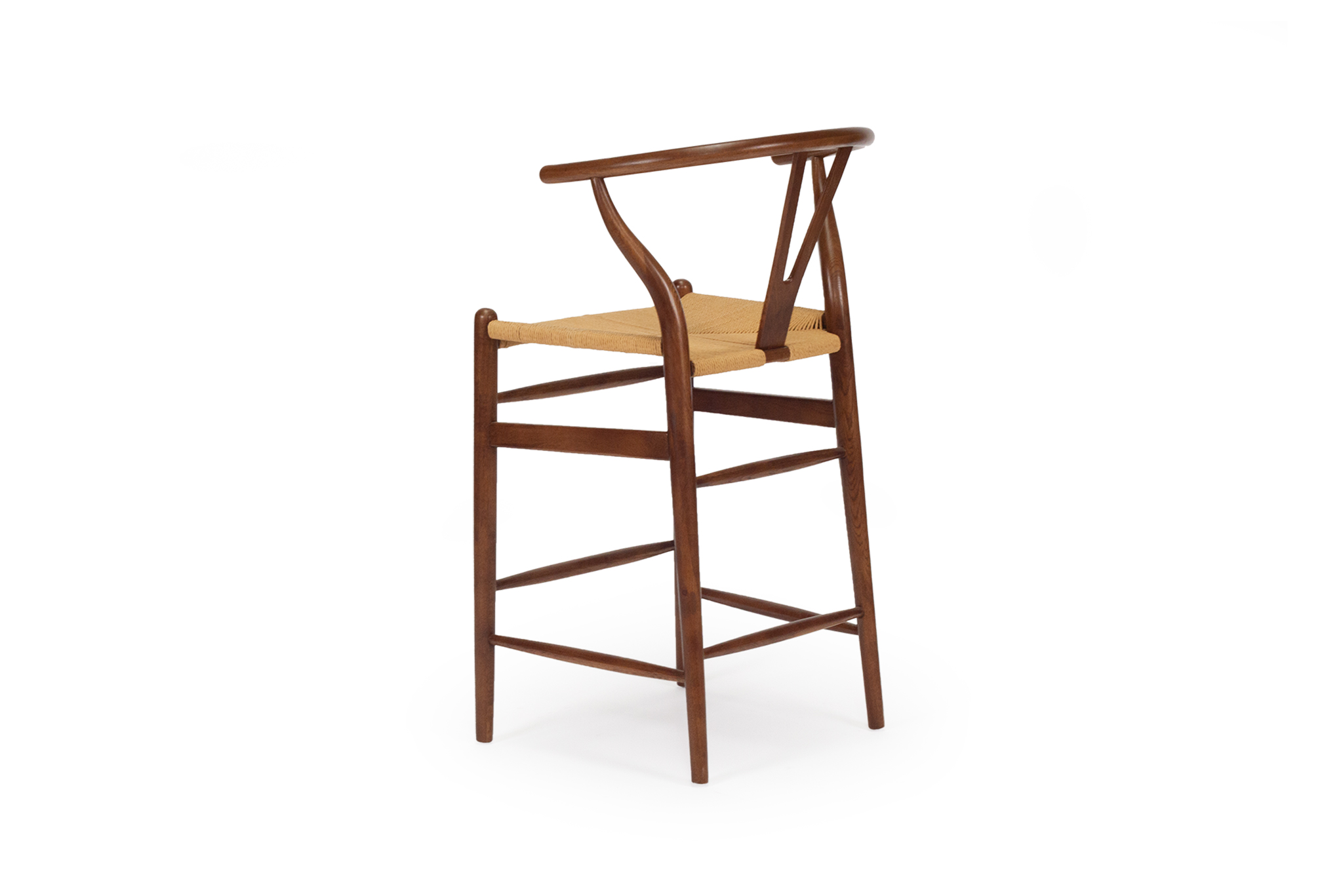 Wishbone Counter Stool - Walnut - Image 7