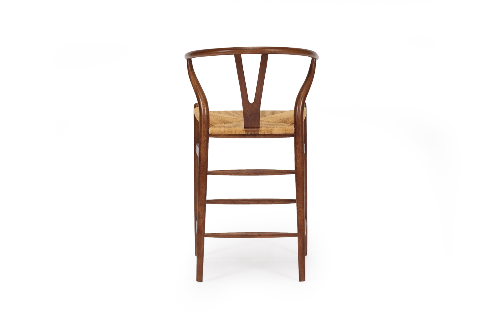 Wishbone Counter Stool - Walnut - Image 8