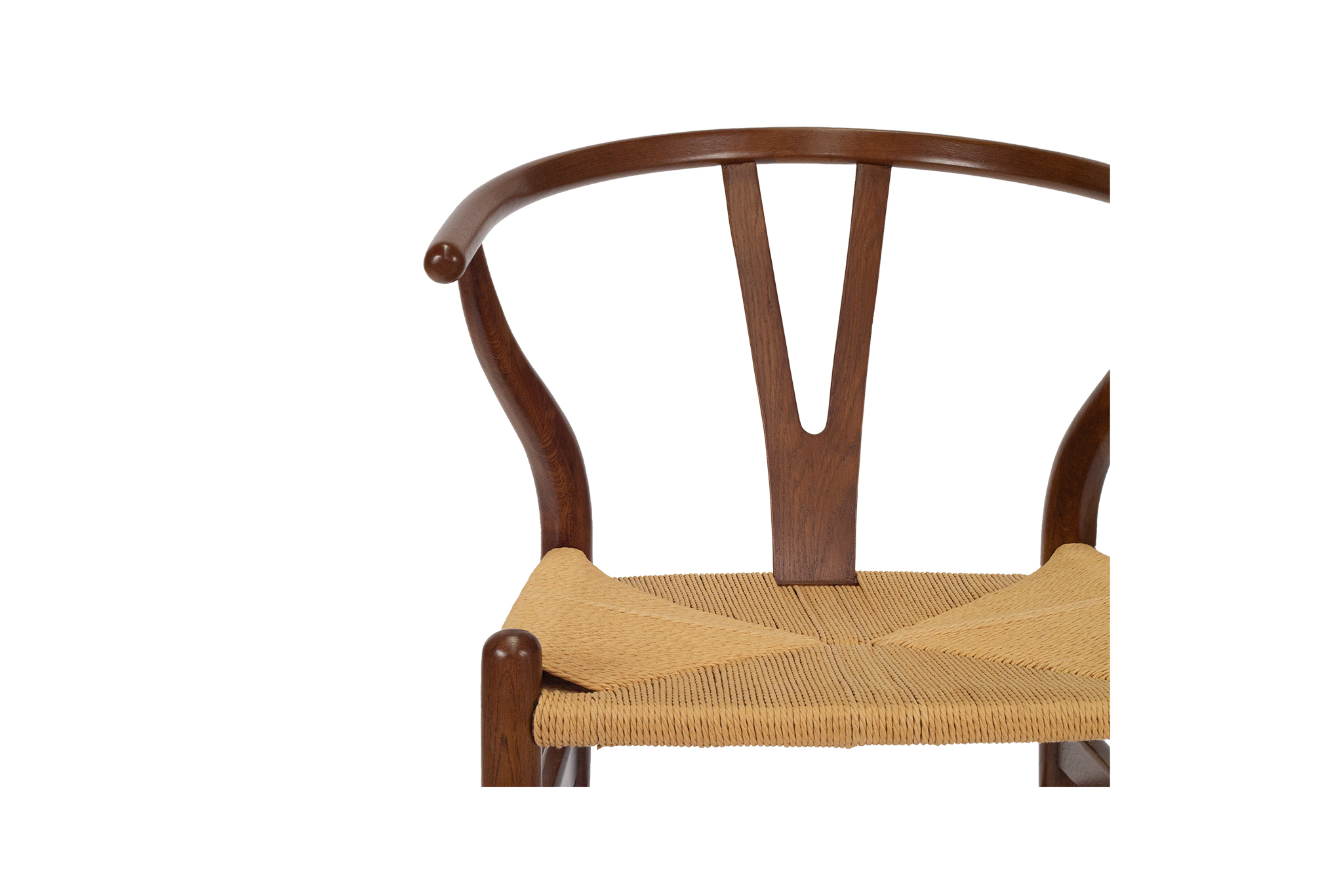 Wishbone Counter Stool - Walnut - Image 9