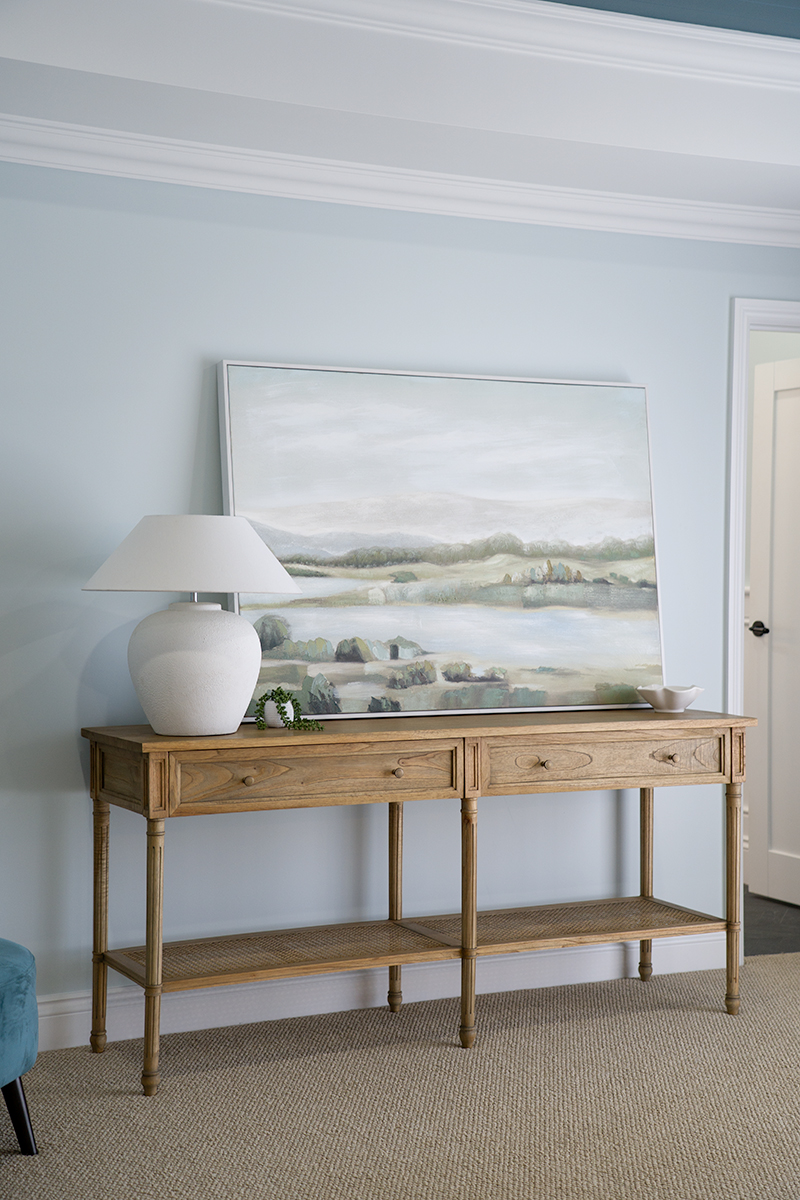 Hamilton Wide Console Table - Weathered Oak - 185cm - Image 2