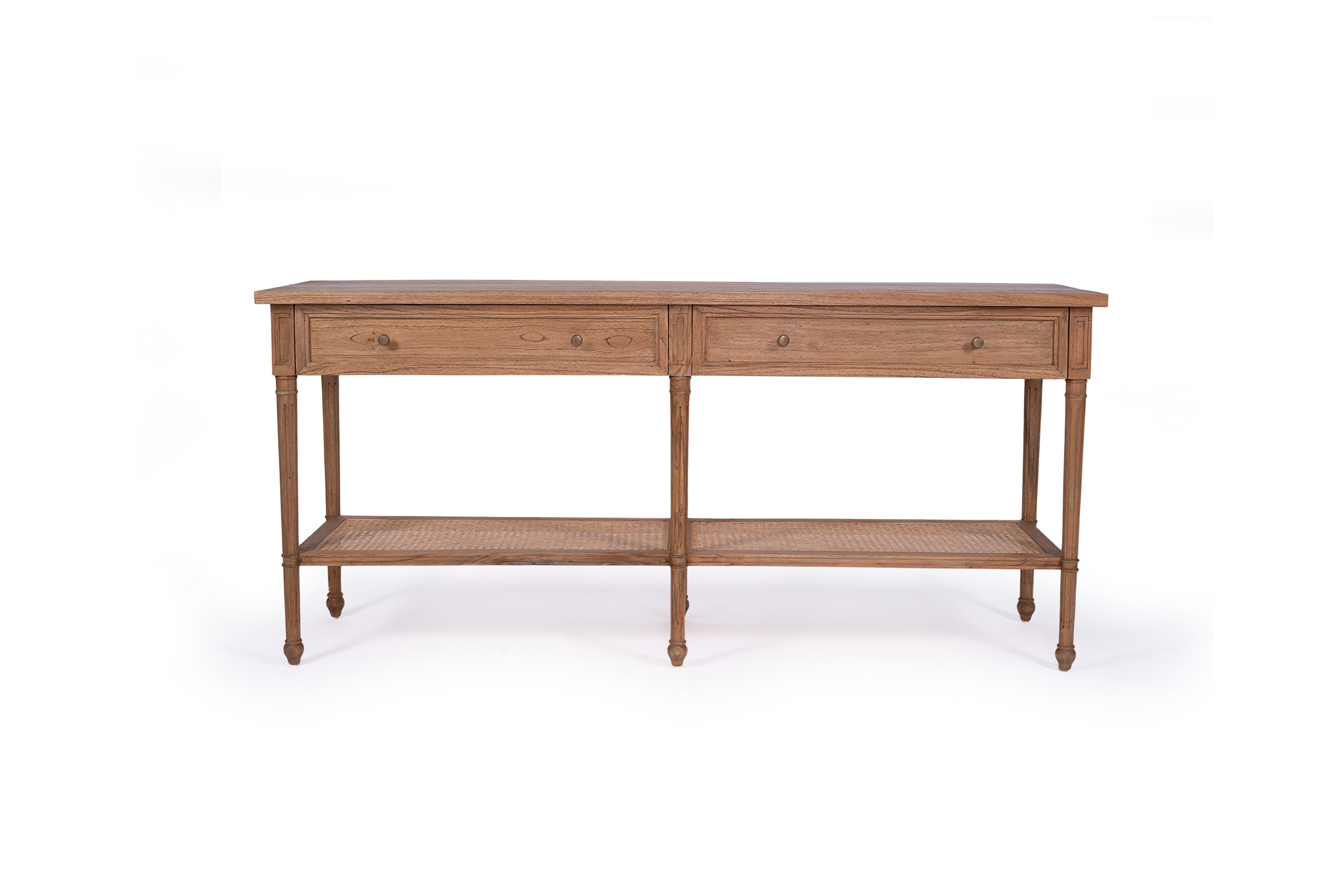 Hamilton Wide Console Table - Weathered Oak - 185cm