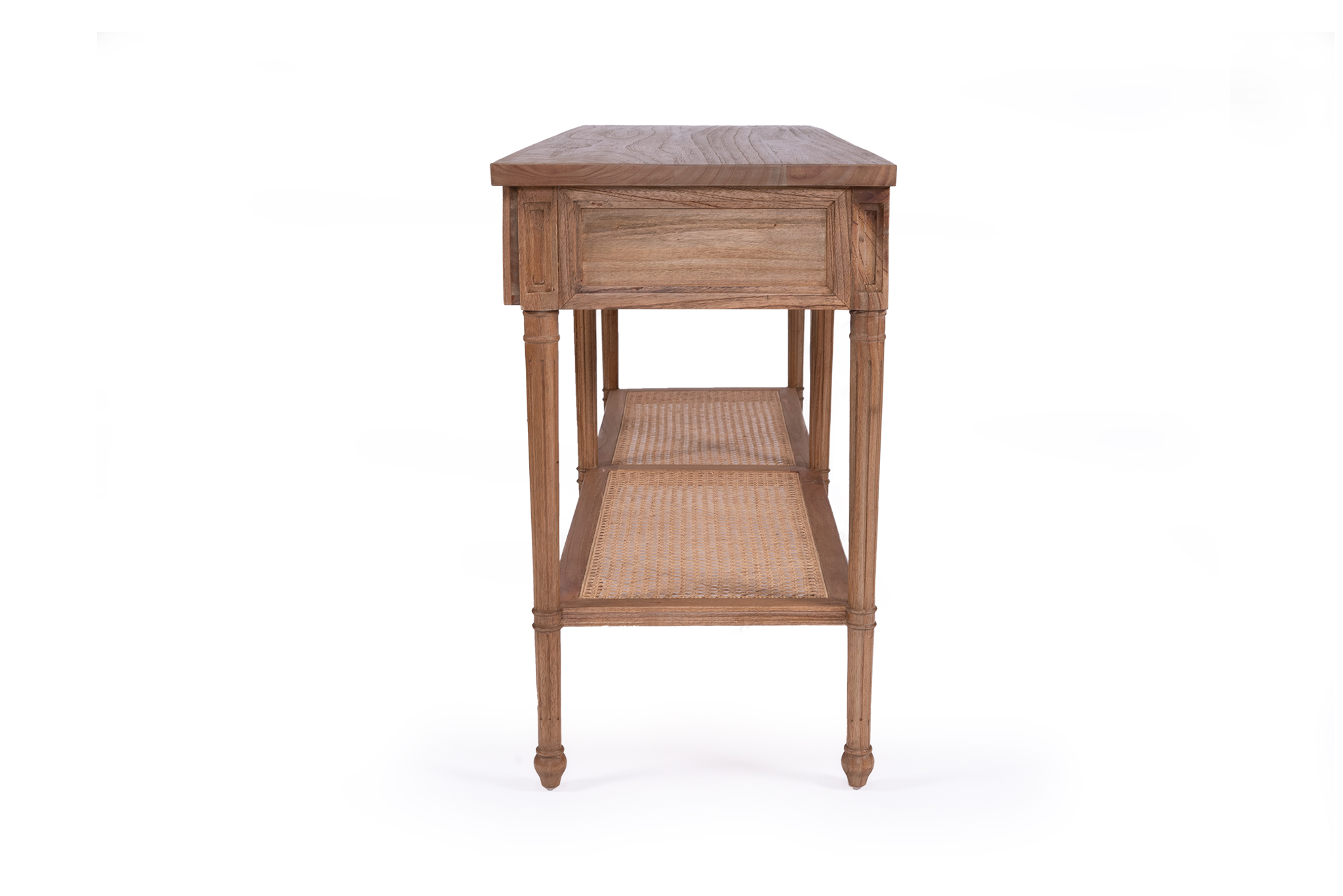 Hamilton Wide Console Table - Weathered Oak - 185cm - Image 6