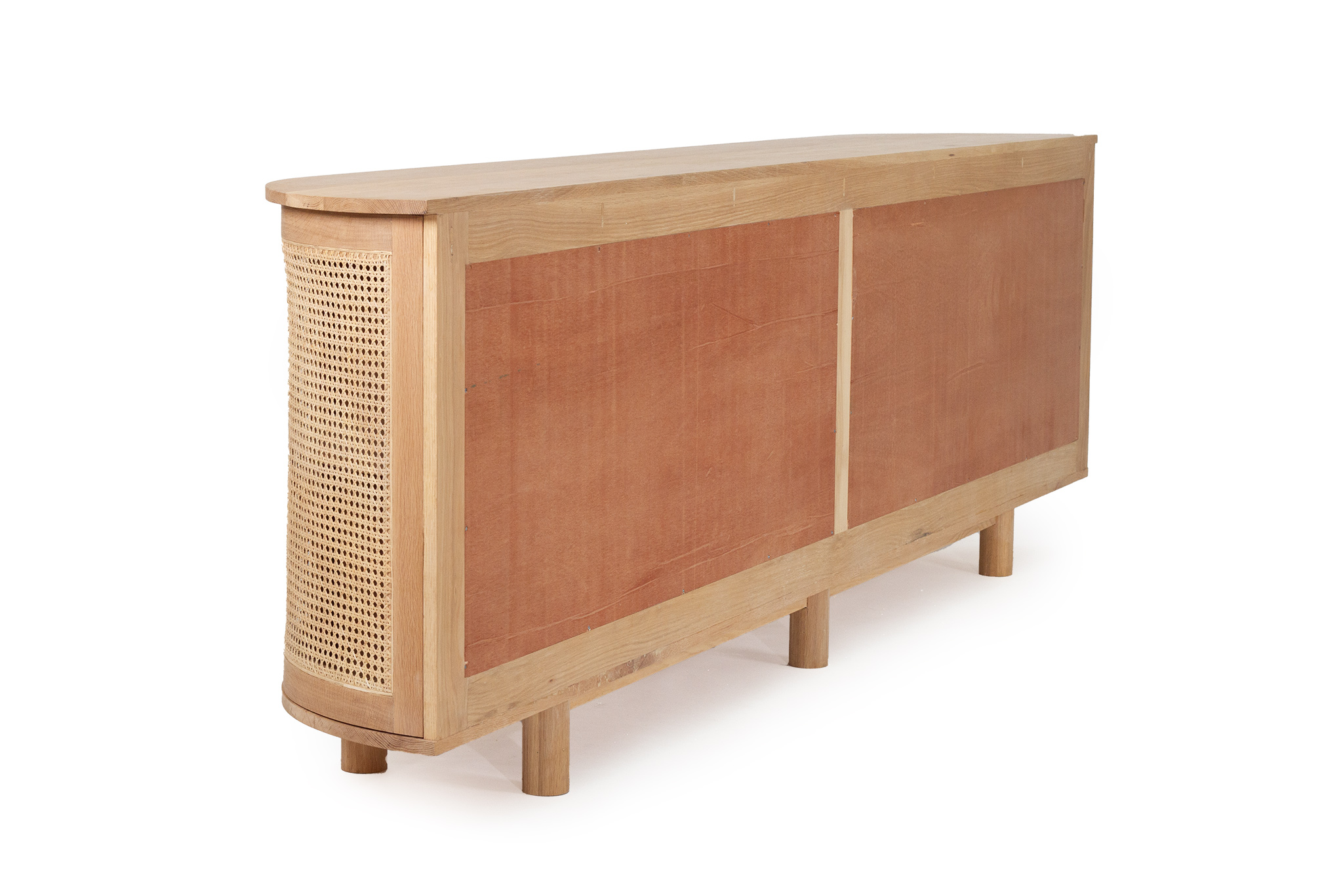 Iluka Six Door Sideboard - Rounded End - Image 7