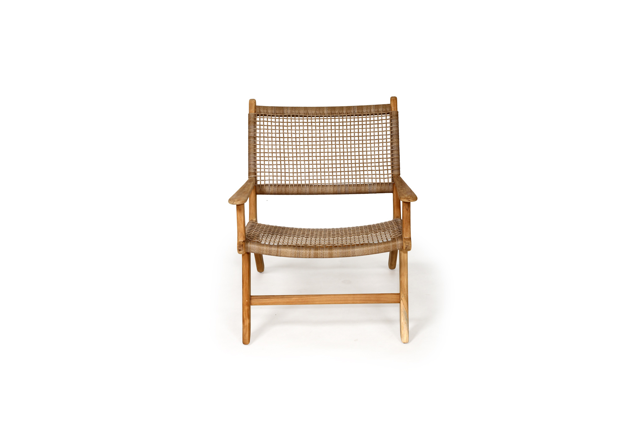 Zen Lazy Arm Chair - Washed Grey - Image 3