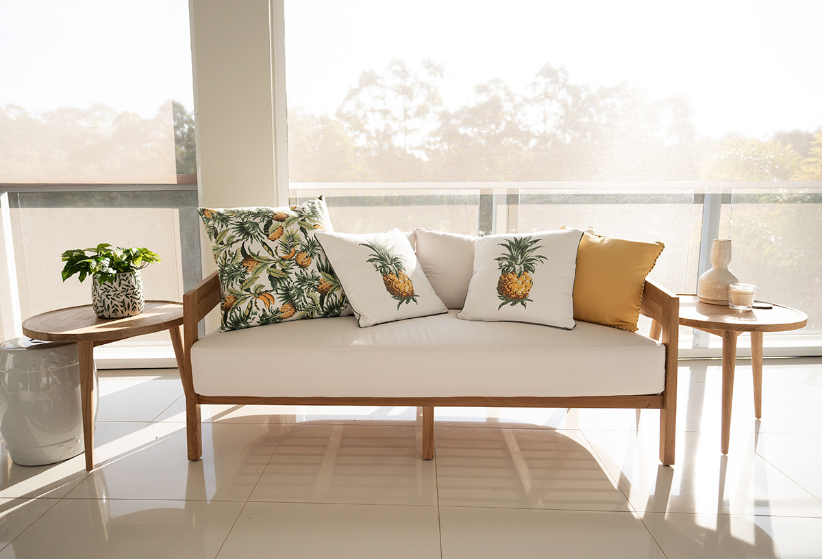 Kingscliff Outdoor Sofa - 2 Seater - (Canvas Natural, Cast Slate or Cast Silver Upholstery) - Image 2