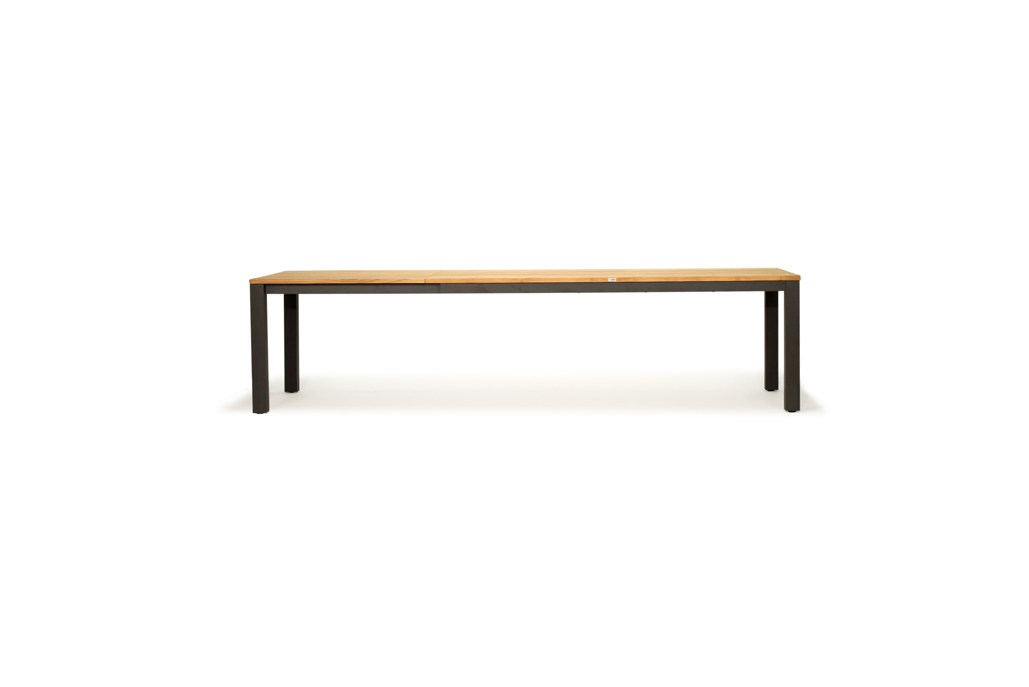 Carmel Outdoor Extension Table 3.1m - Asteroid Black (Charcoal) Powder Coated Legs - Image 9
