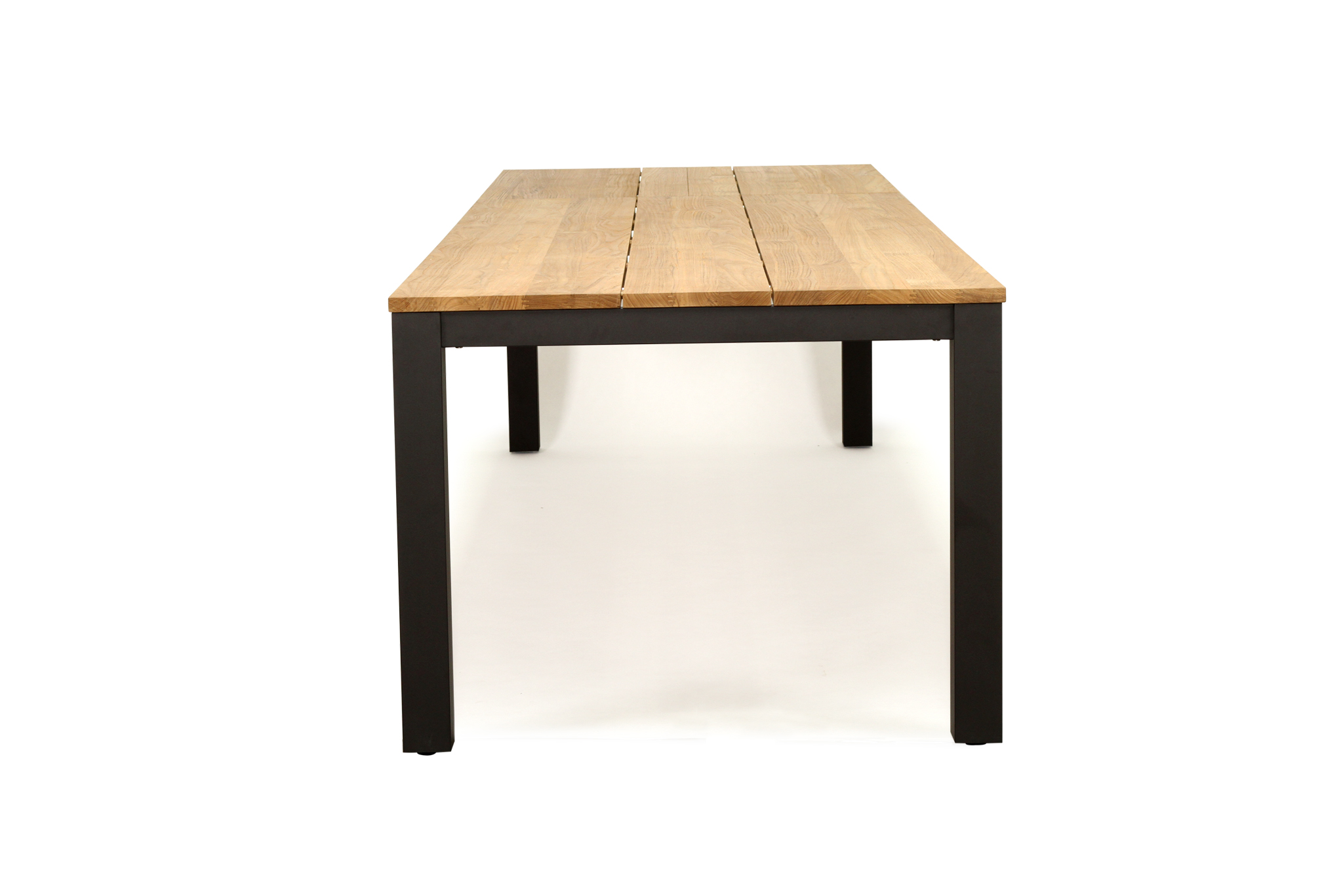 Carmel Outdoor Extension Table 3.1m - Asteroid Black (Charcoal) Powder Coated Legs - Image 3