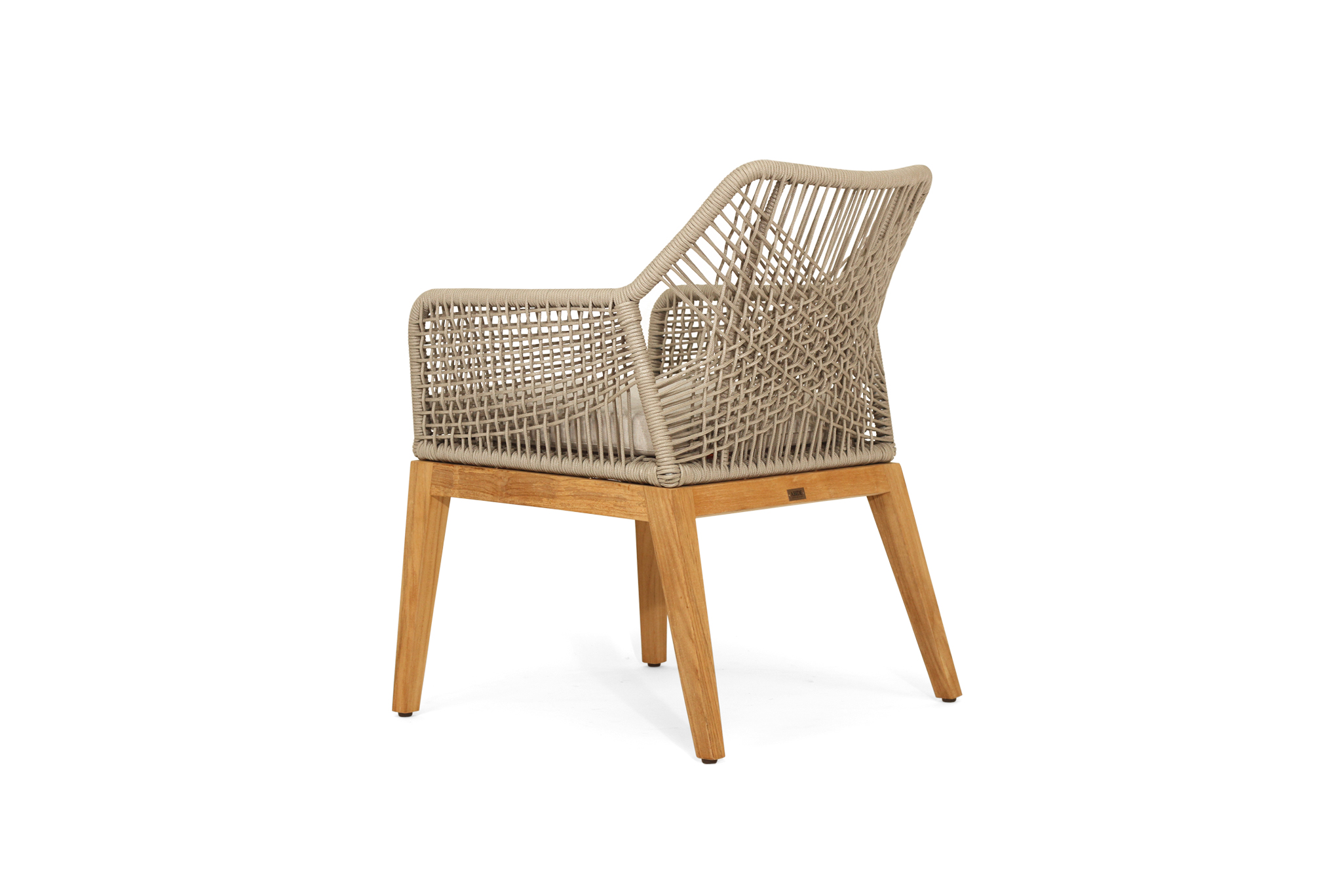 Key Largo Outdoor Dining Chair - Light Grey - Image 2