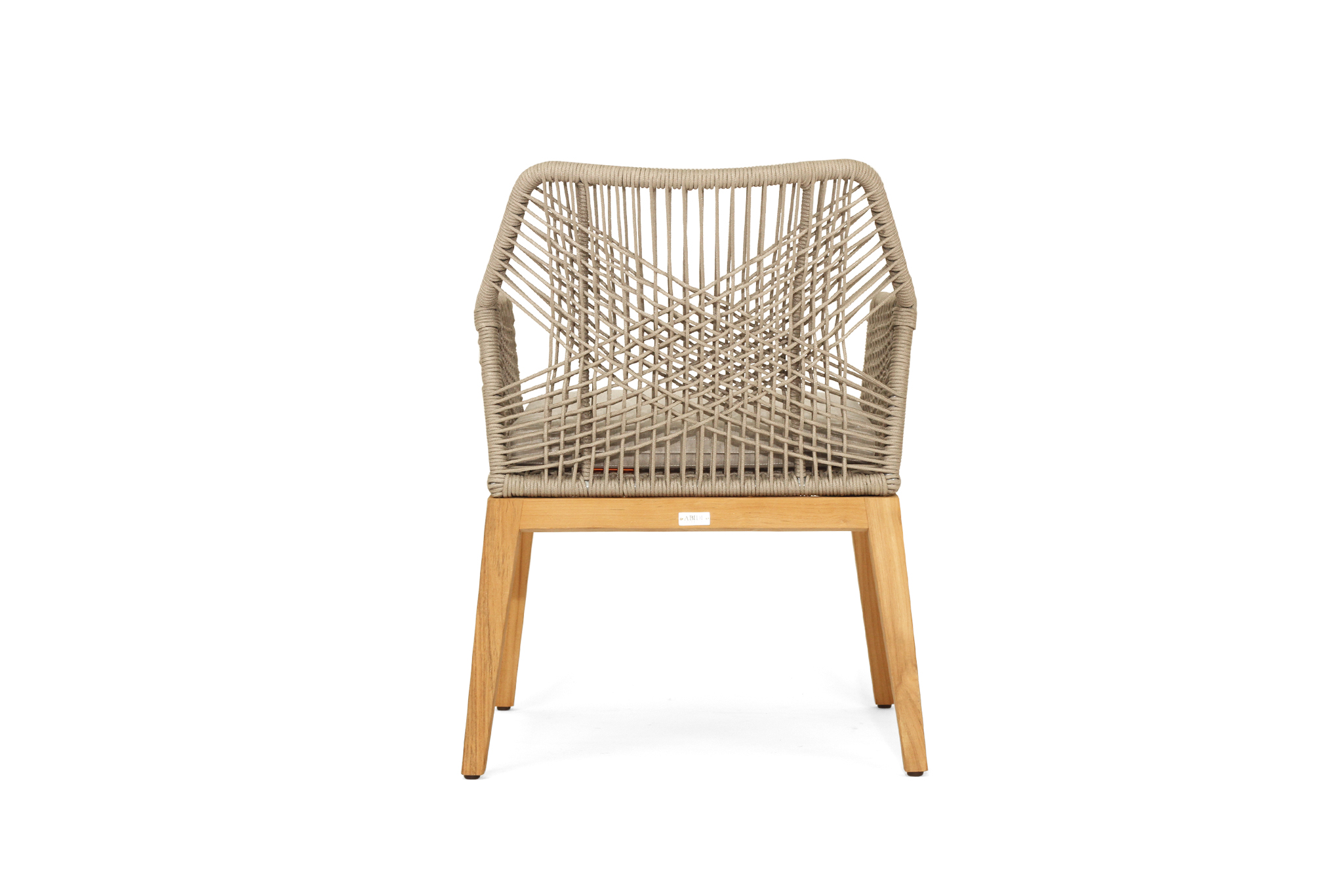 Key Largo Outdoor Dining Chair - Light Grey - Image 6